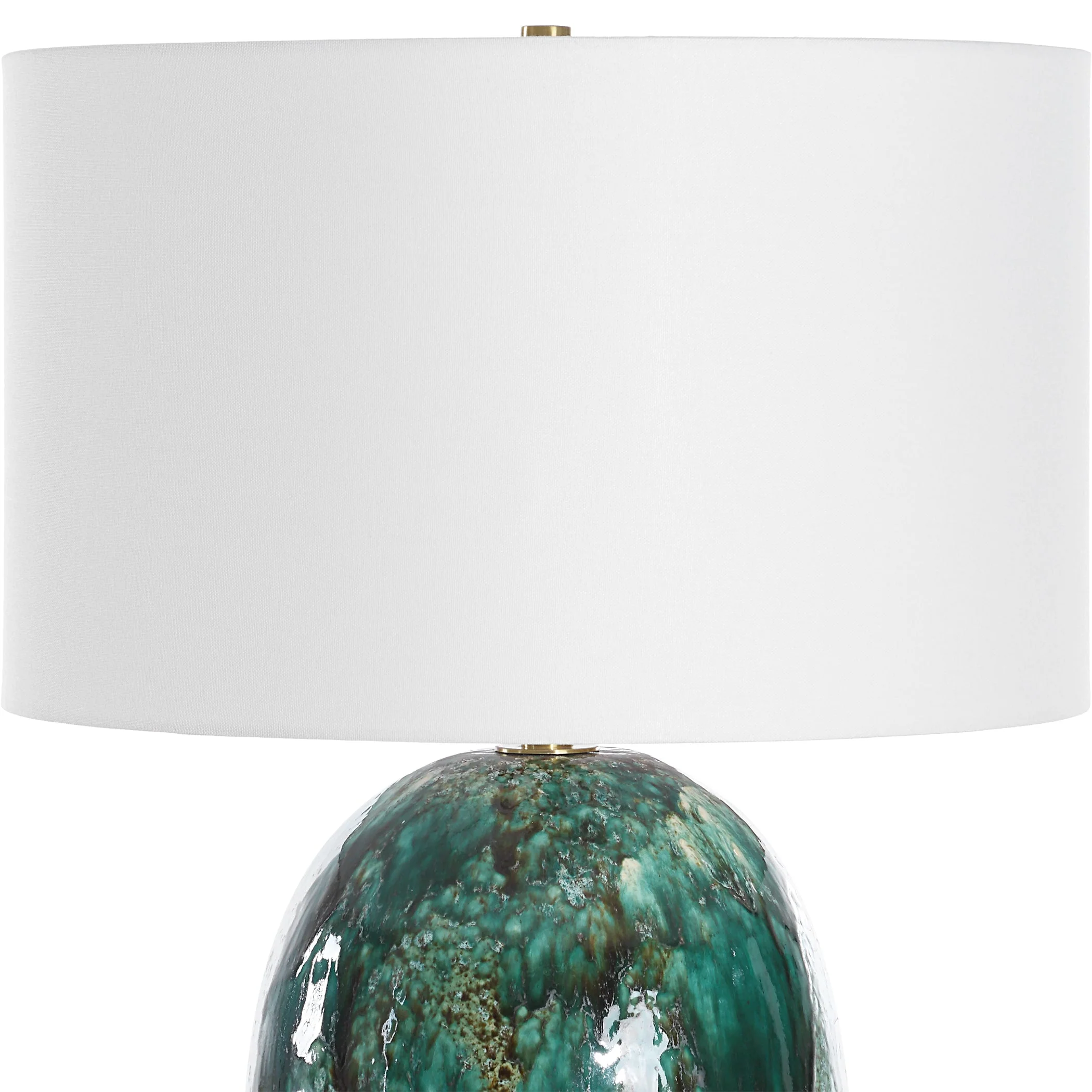 Uttermost Ceralene Green Table Lamp - Image 5