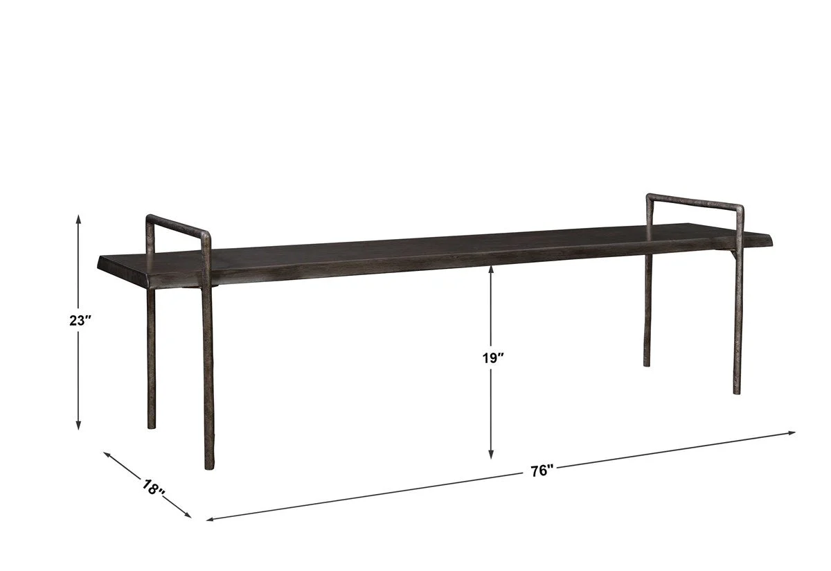 Uttermost Chandos Bench - Image 6