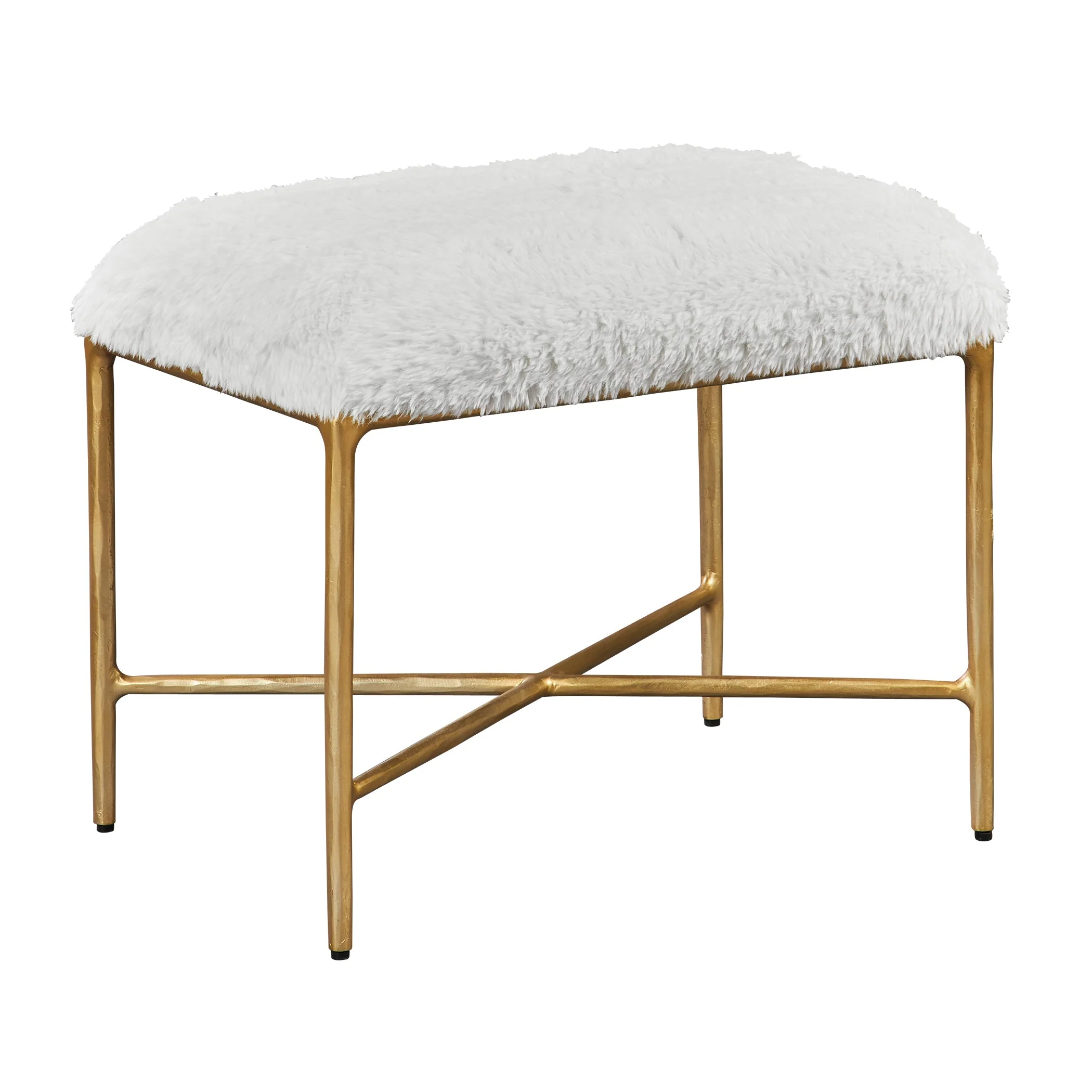 Uttermost Charmed Sheepskin Small Bench - Image 3