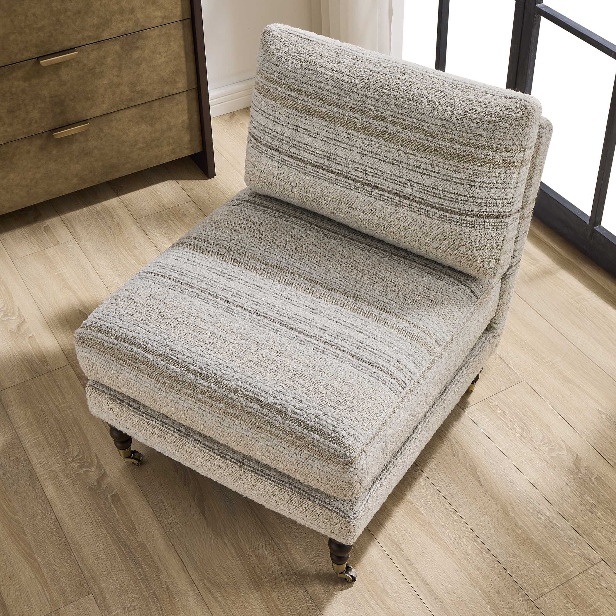Uttermost Chatsworth Modern Slipper Chair - Image 5