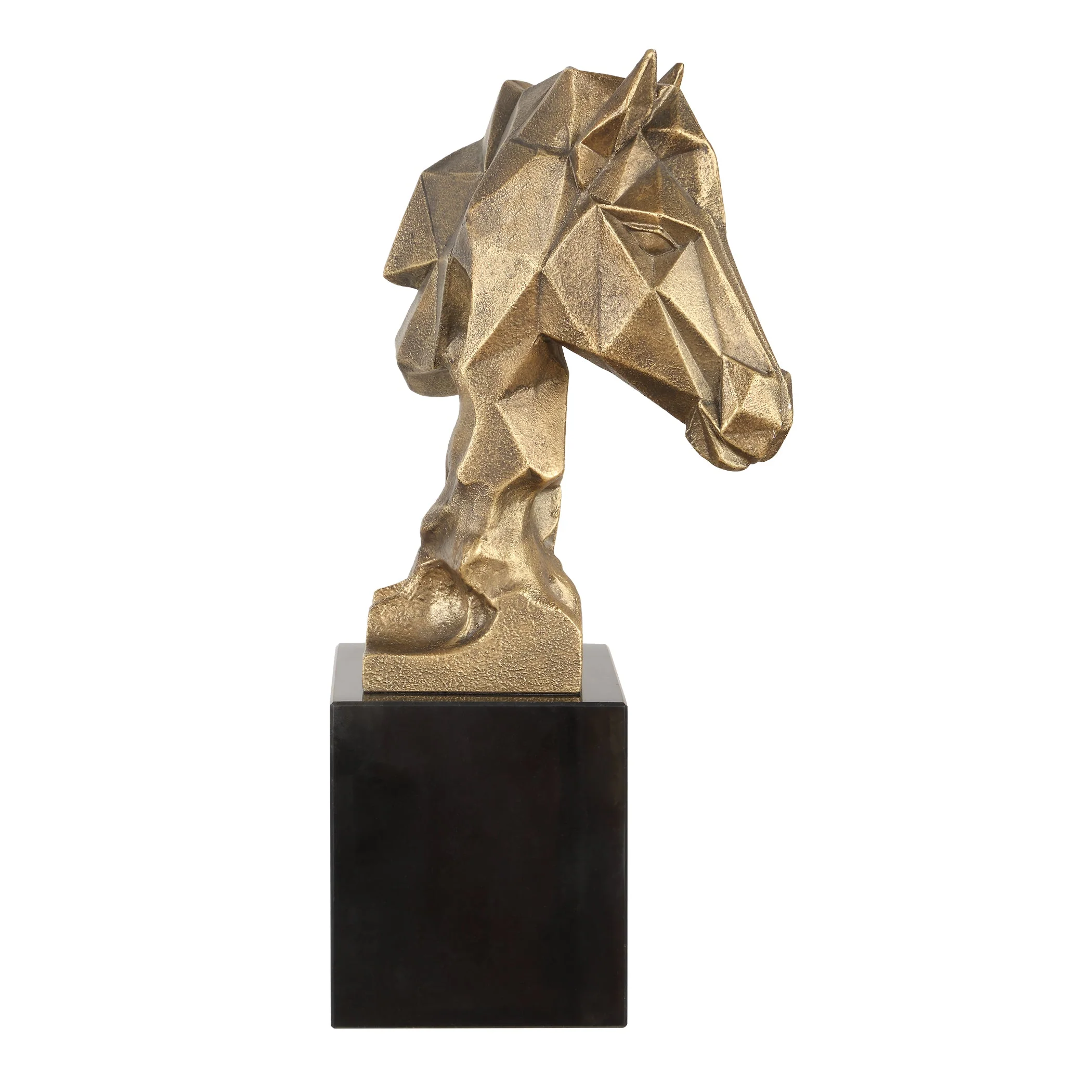 Uttermost Chiseled Horse Bust Sculpture - Image 4