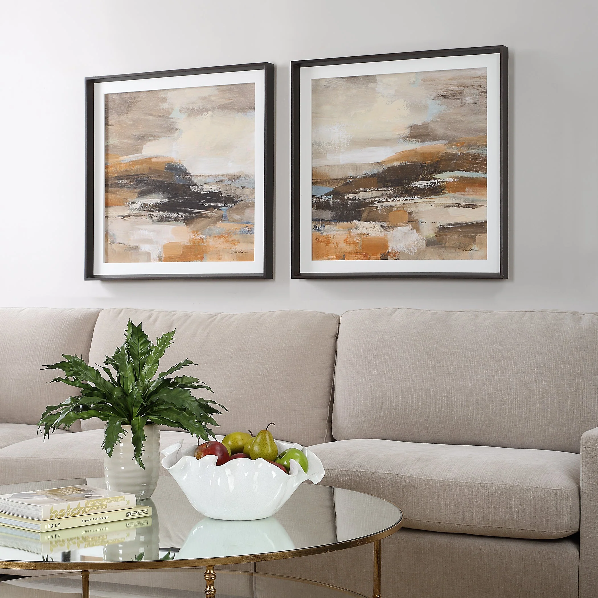 Uttermost Cinnamon Shore Framed Prints Set/2 - Image 3