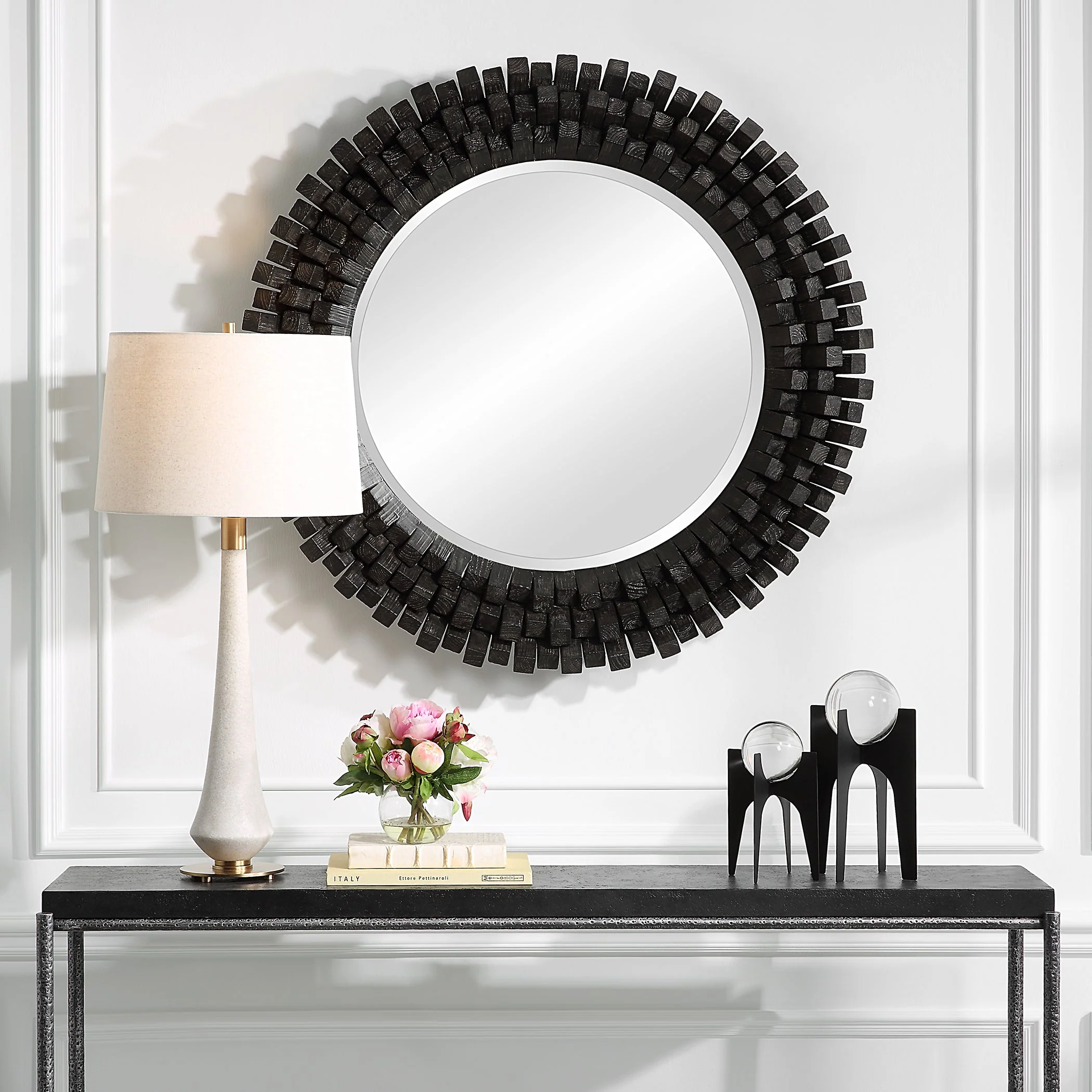 Uttermost Circle Of Piers Round Mirror - Image 2