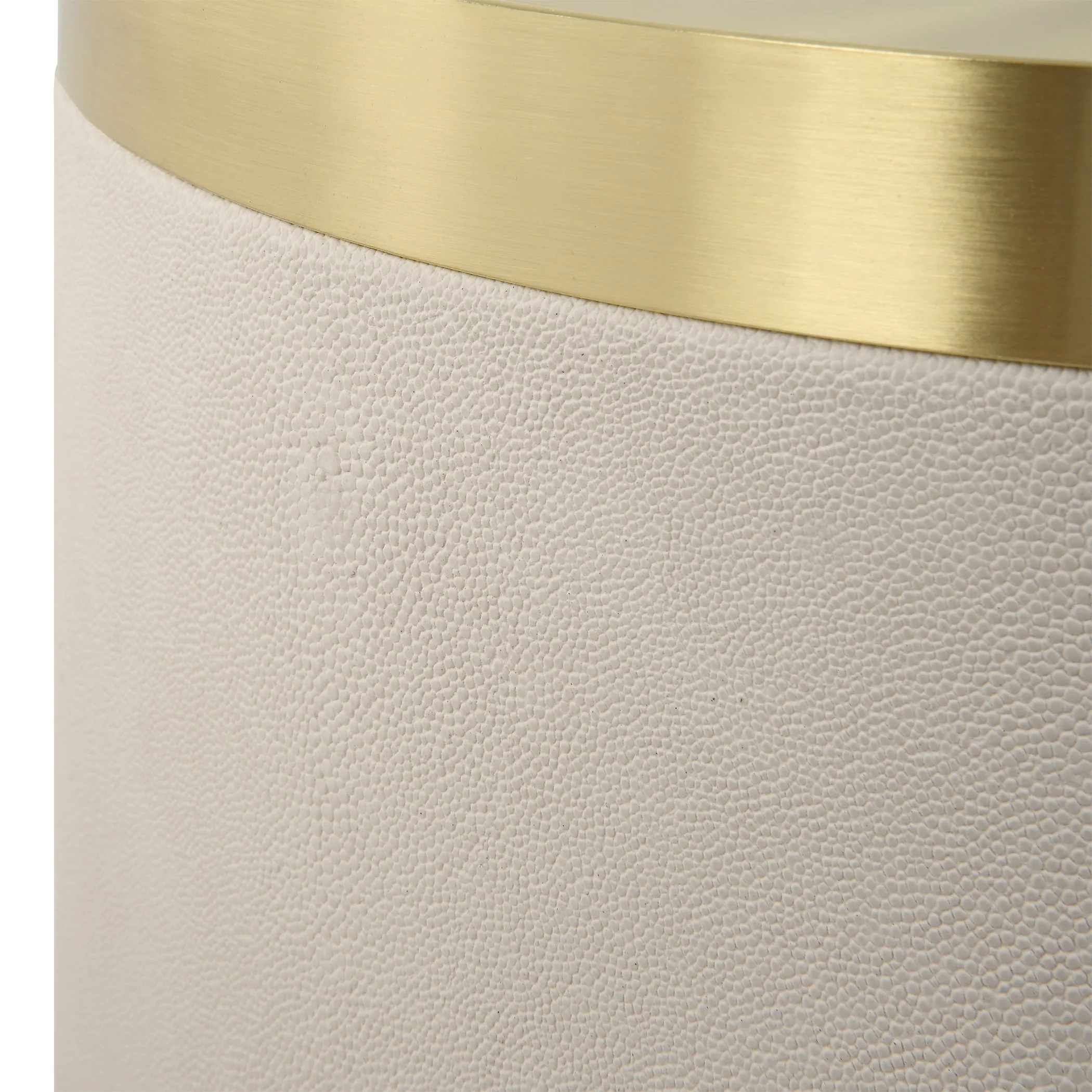 Uttermost Circuit Brass & White Accent Table - Image 4