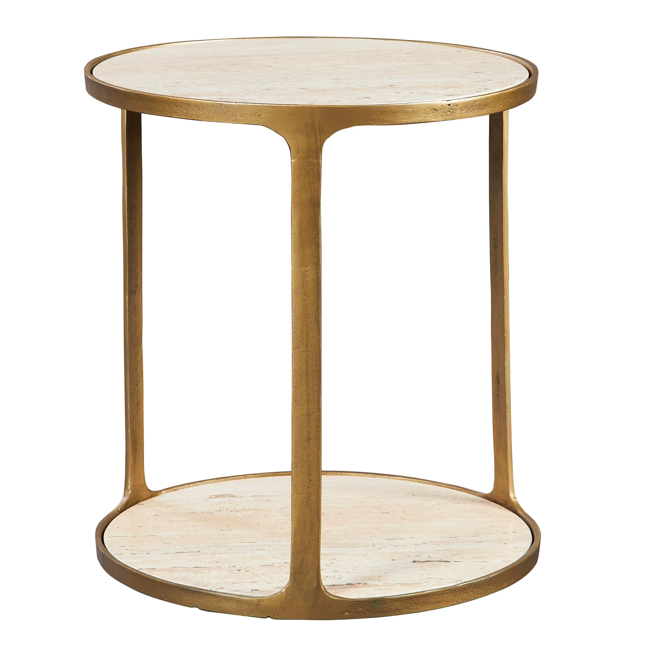 Uttermost Clench Brass Side Table - Image 3
