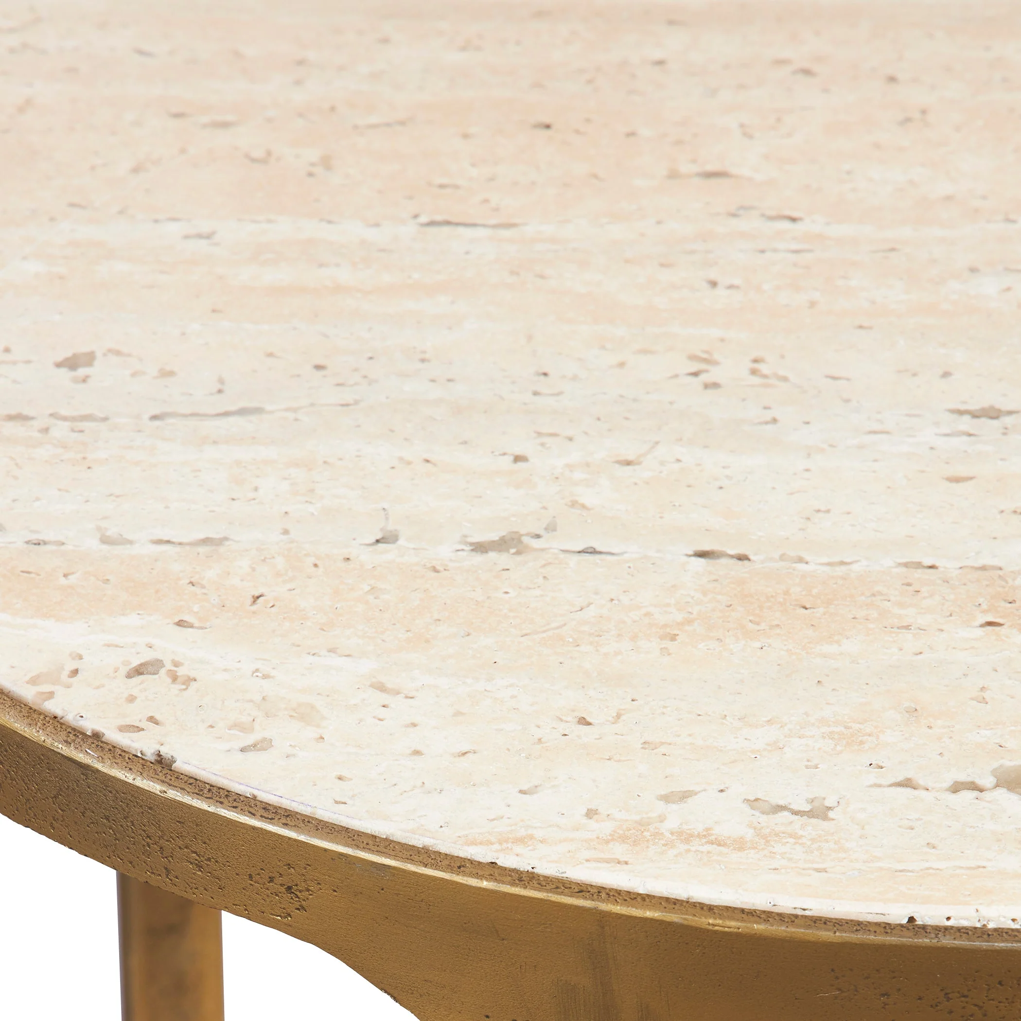 Uttermost Clench Brass Side Table - Image 4