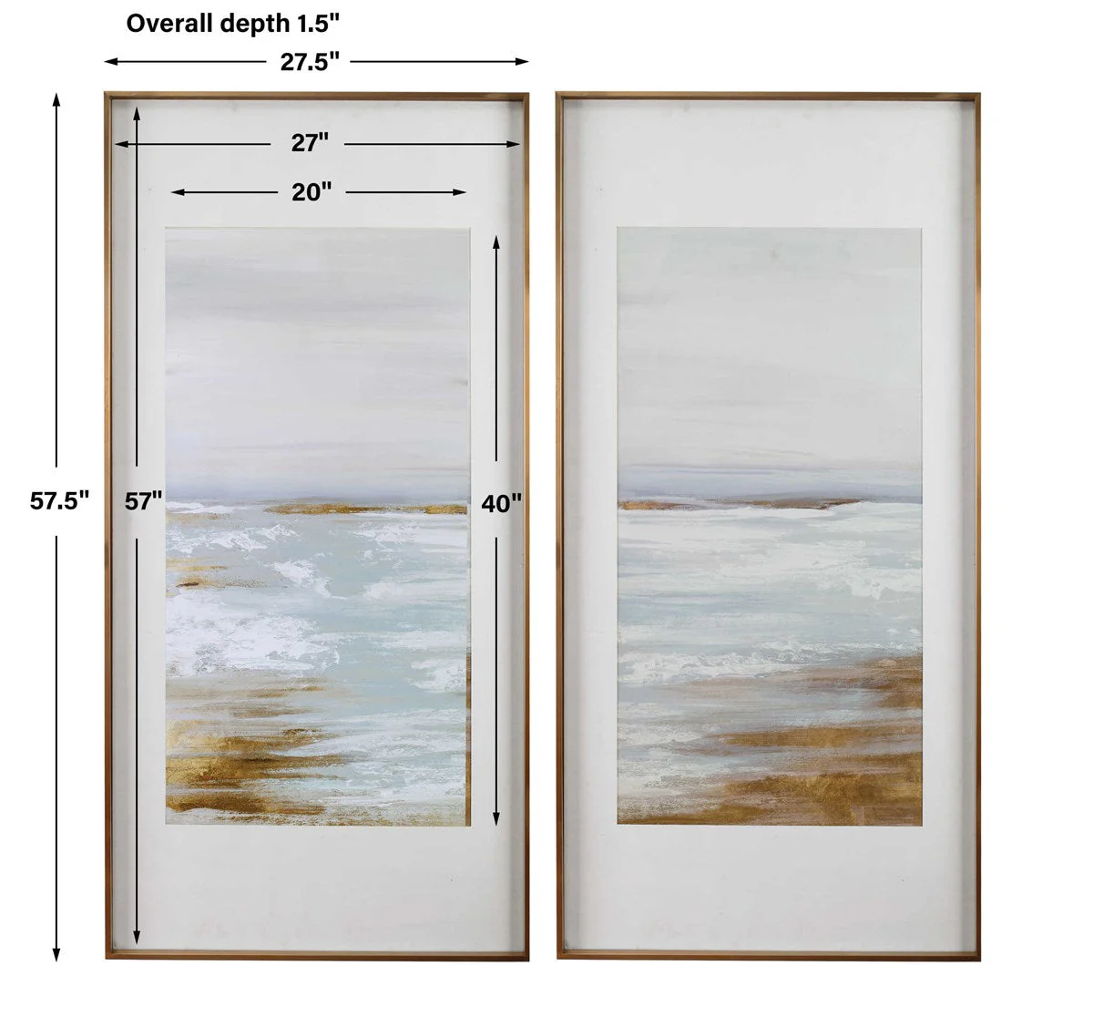 Uttermost Coastline Framed Prints, S/2 - Image 6