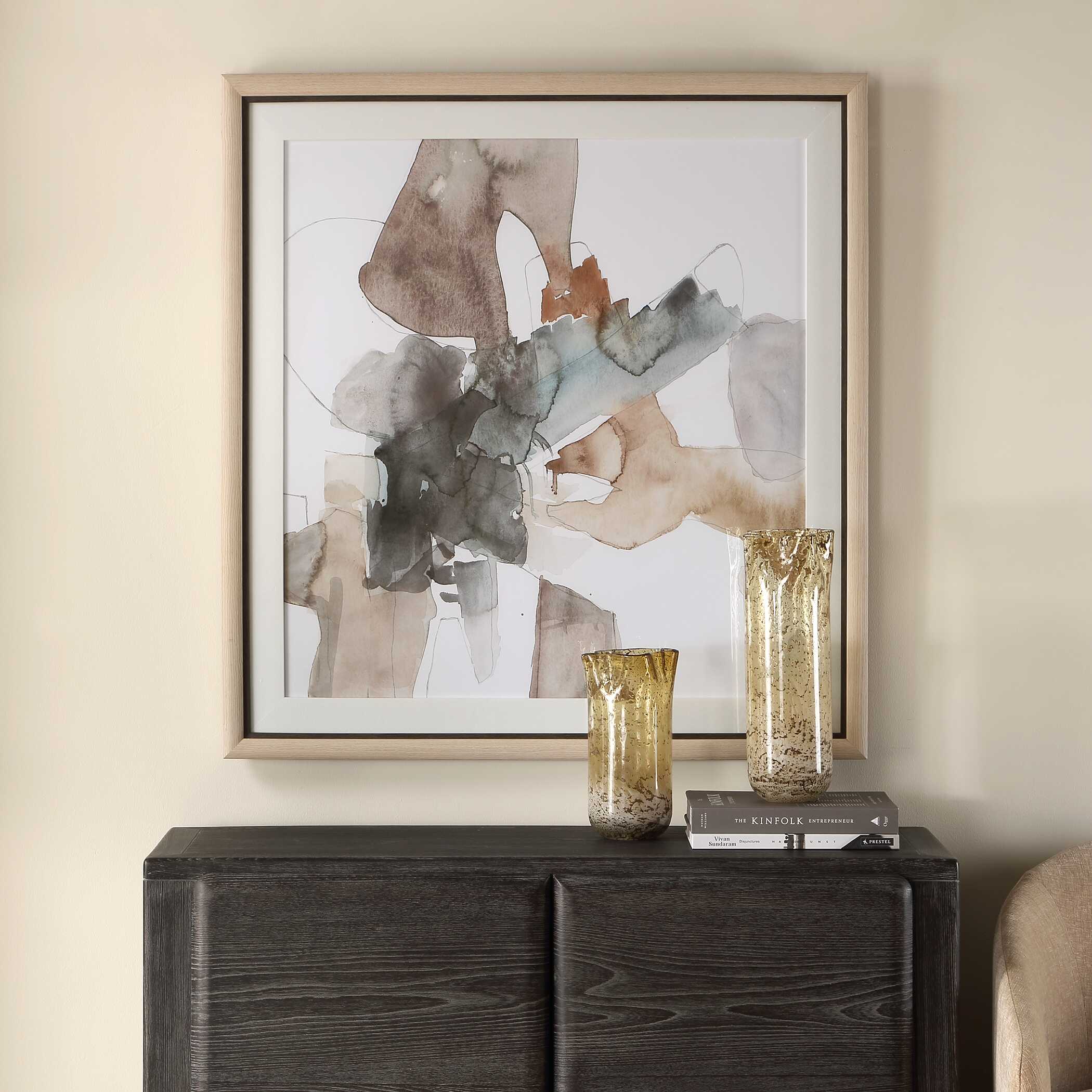 Uttermost Cohesion Framed Abstract Print - Image 2