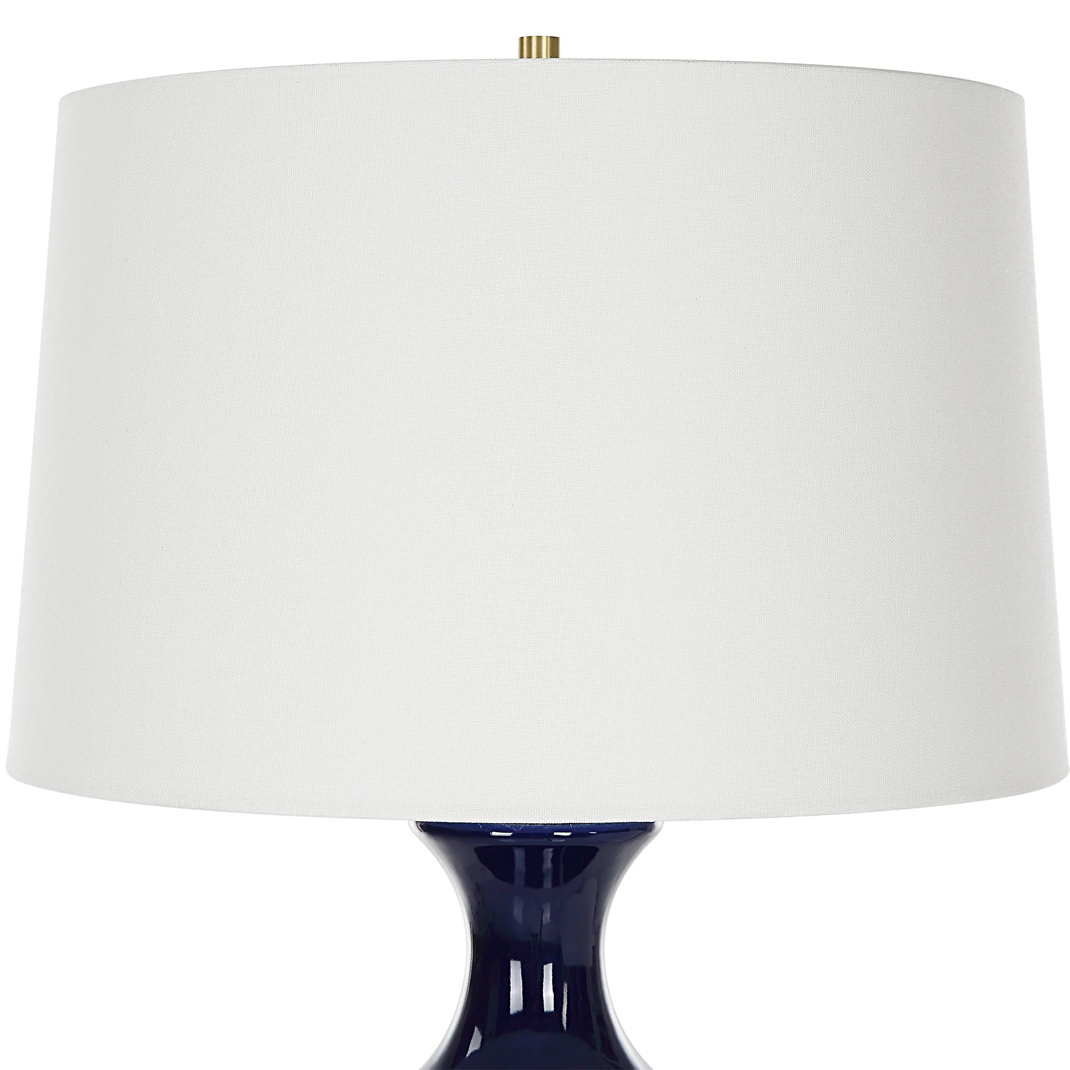 Uttermost Coil Sculpted Blue Table Lamp - Image 6