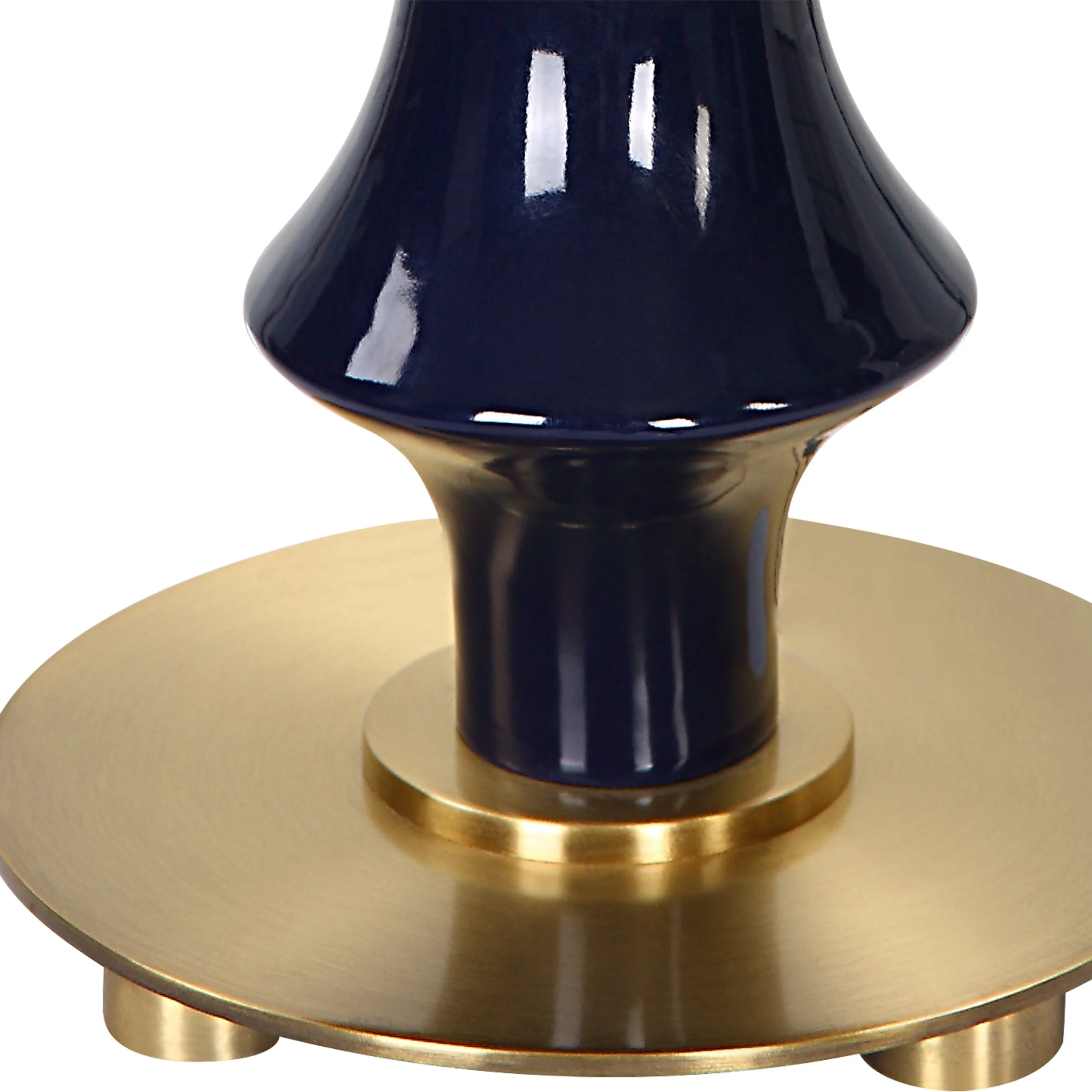 Uttermost Coil Sculpted Blue Table Lamp - Image 7