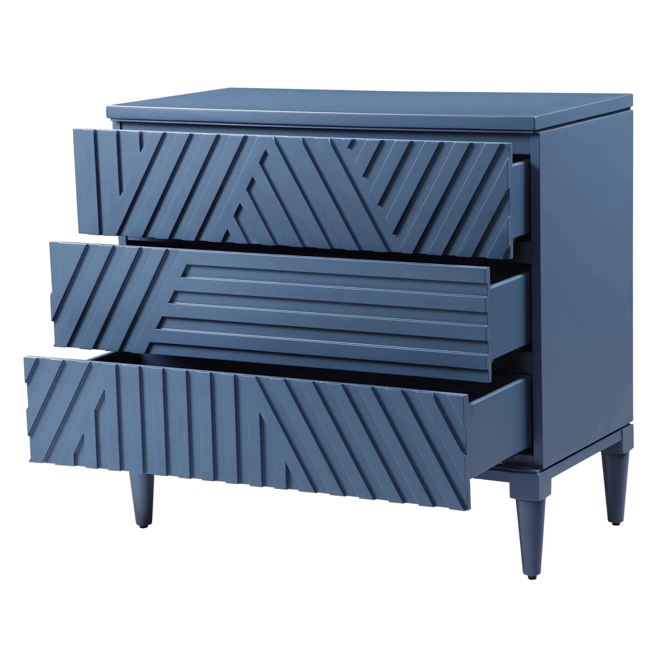 Uttermost Colby Drawer Chest, Blue - Image 5