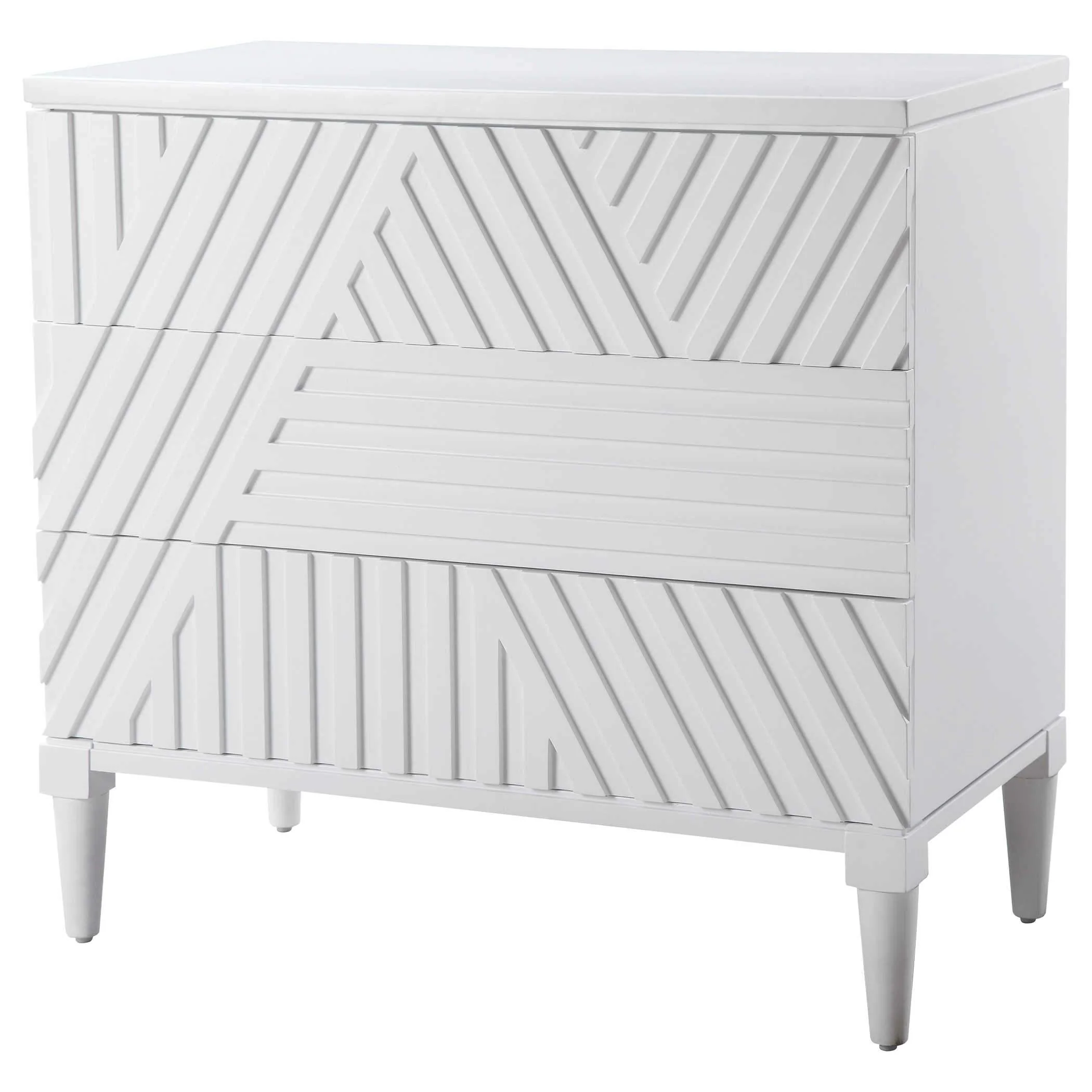 Uttermost Colby Drawer Chest, White - Image 4