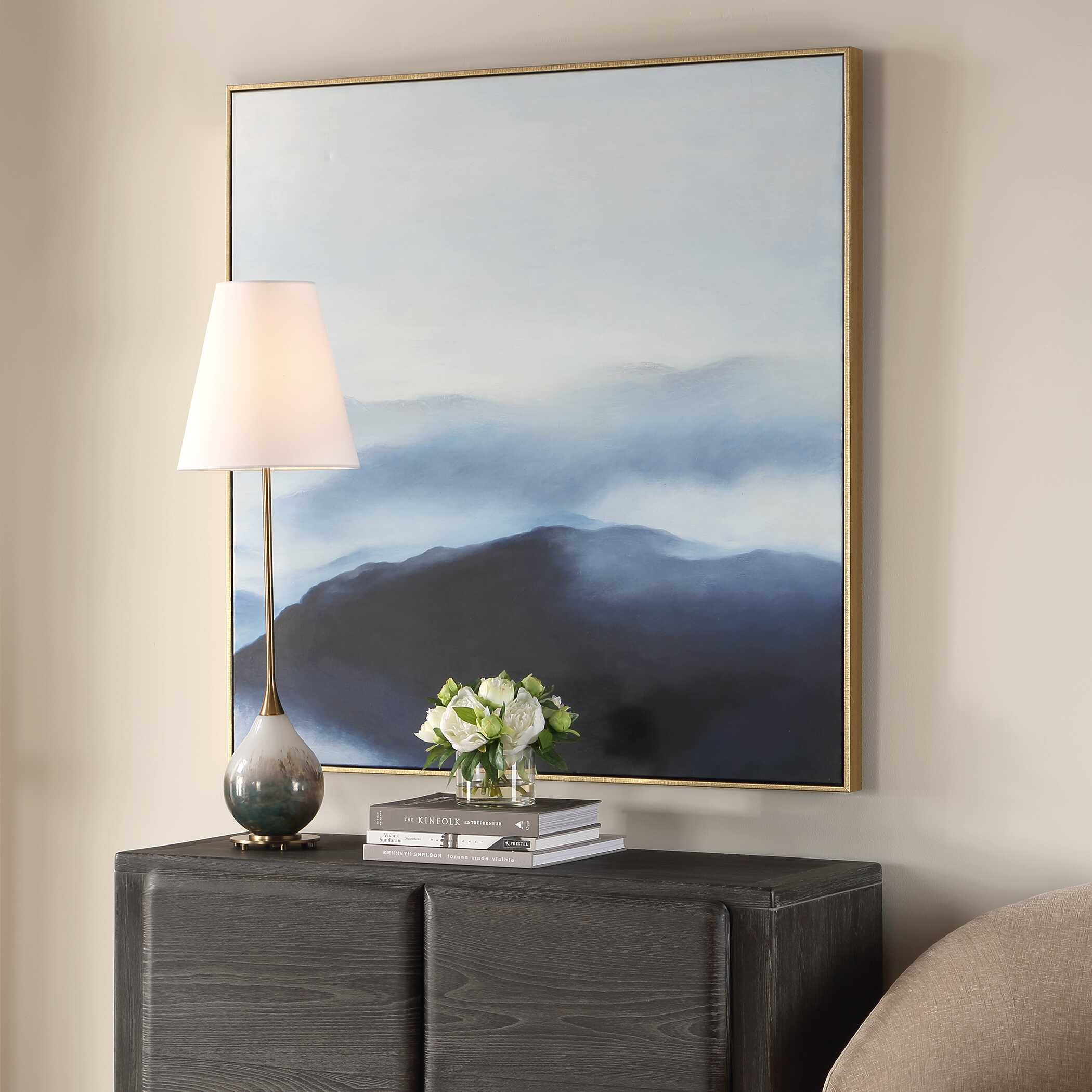Uttermost Cold Shoulder Hand Painted Landscape Art - Image 3