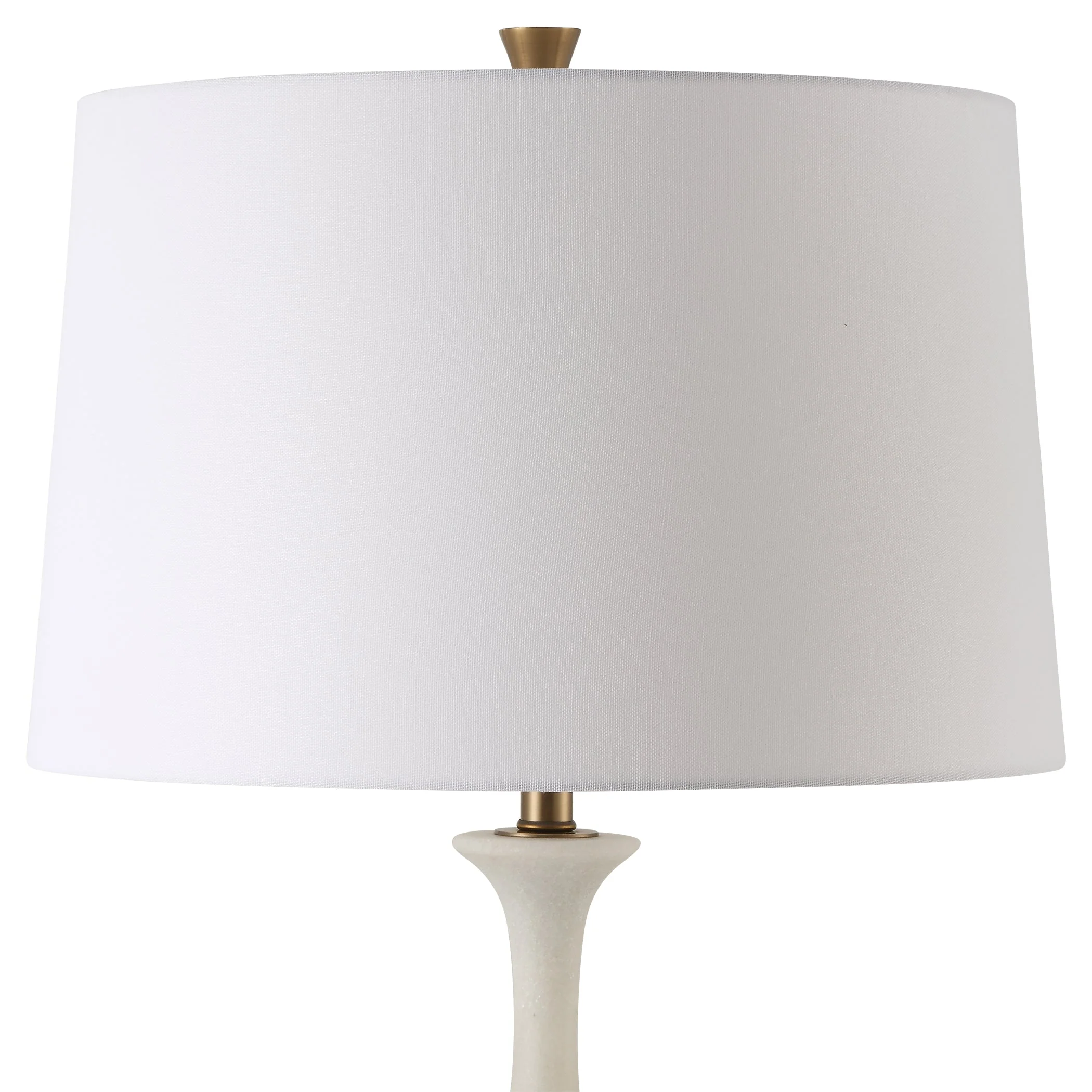 Uttermost Colette White Stone Floor Lamp - Image 6