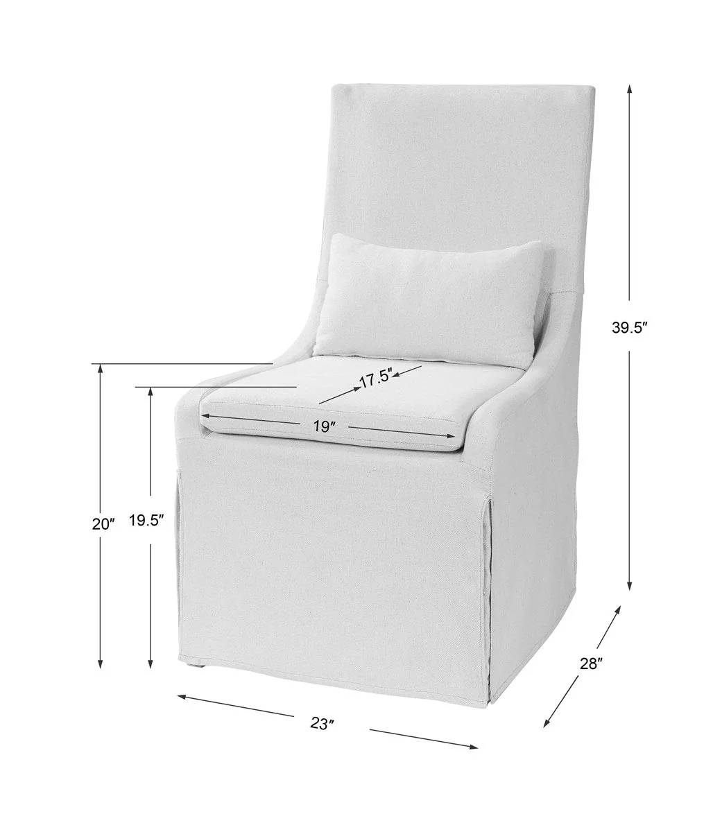 Uttermost Coley Armless Chair - Image 10