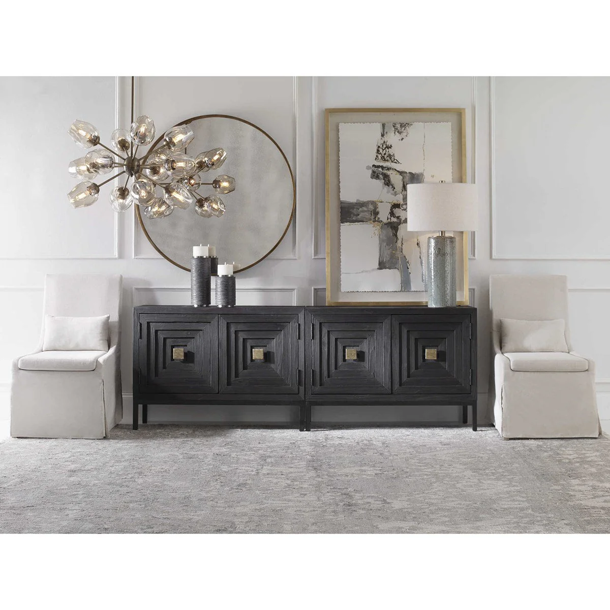 Uttermost Coley Armless Chair - Image 4