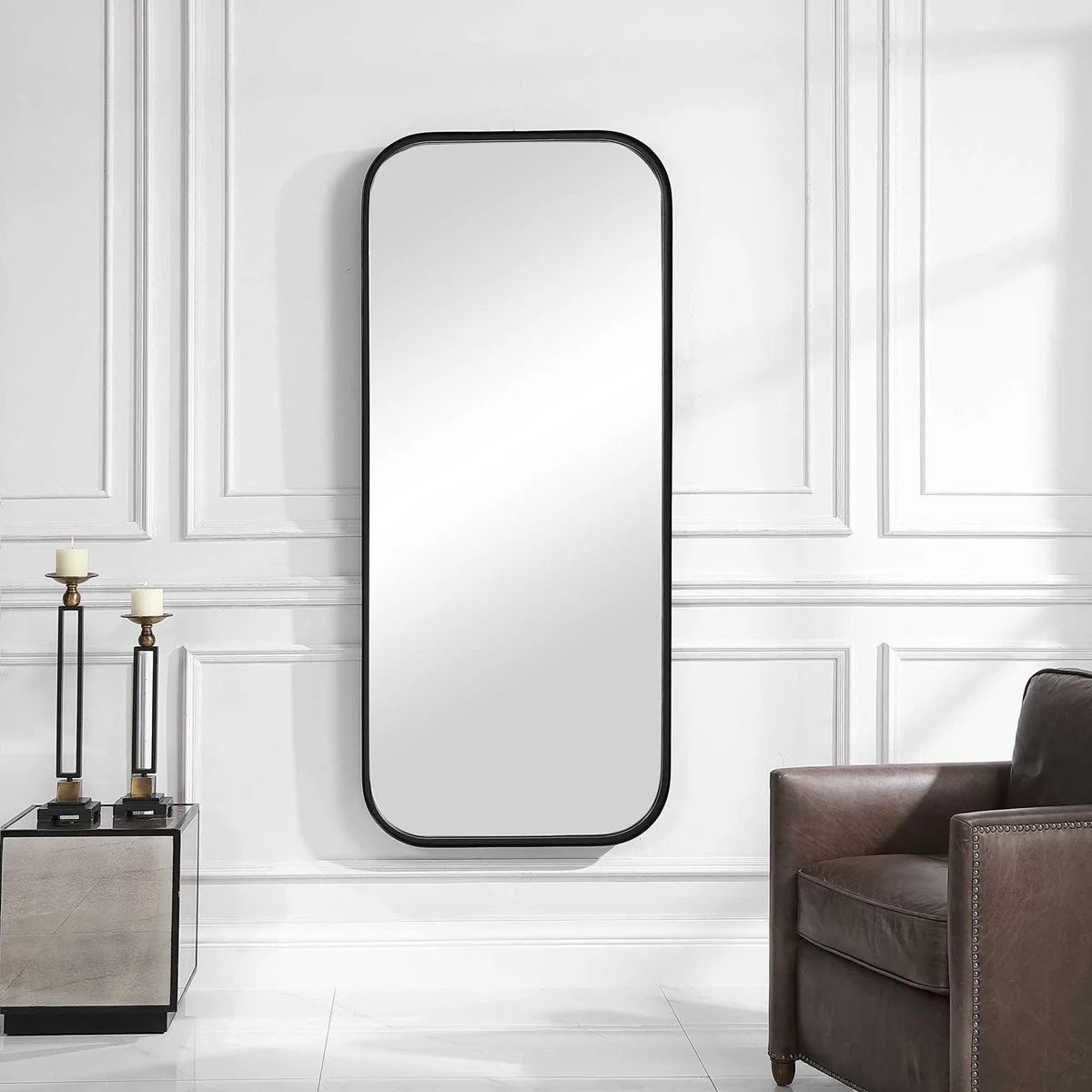 Uttermost Concord Black Tall Mirror
