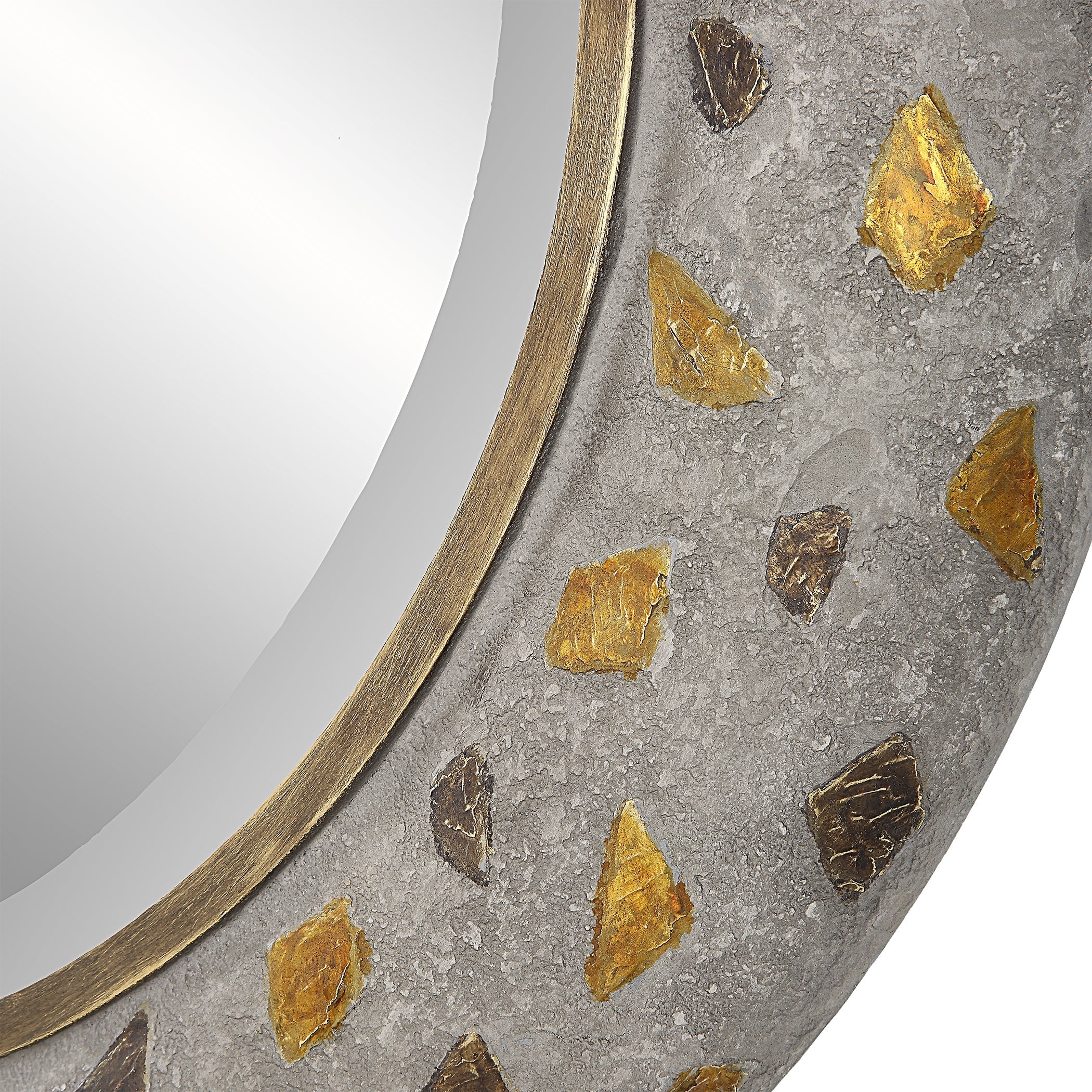 Uttermost Copper Terrazzo Round Mirror - CLOSEOUT - Image 4