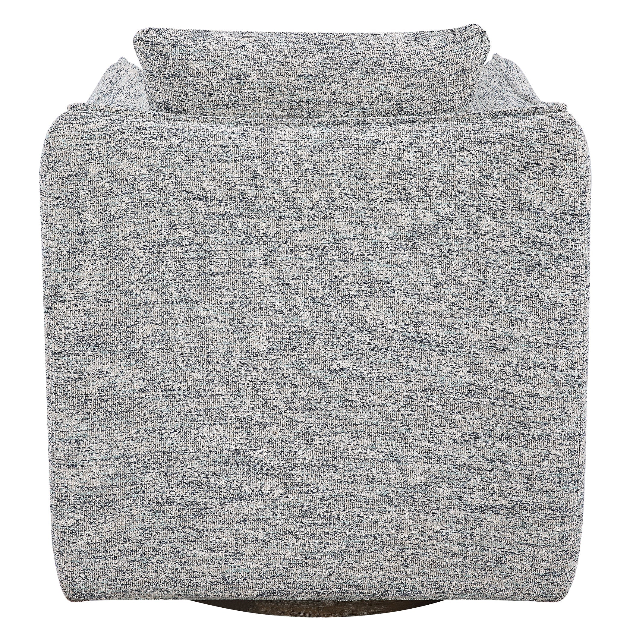 Uttermost Corben Blue Swivel Chair - Image 6