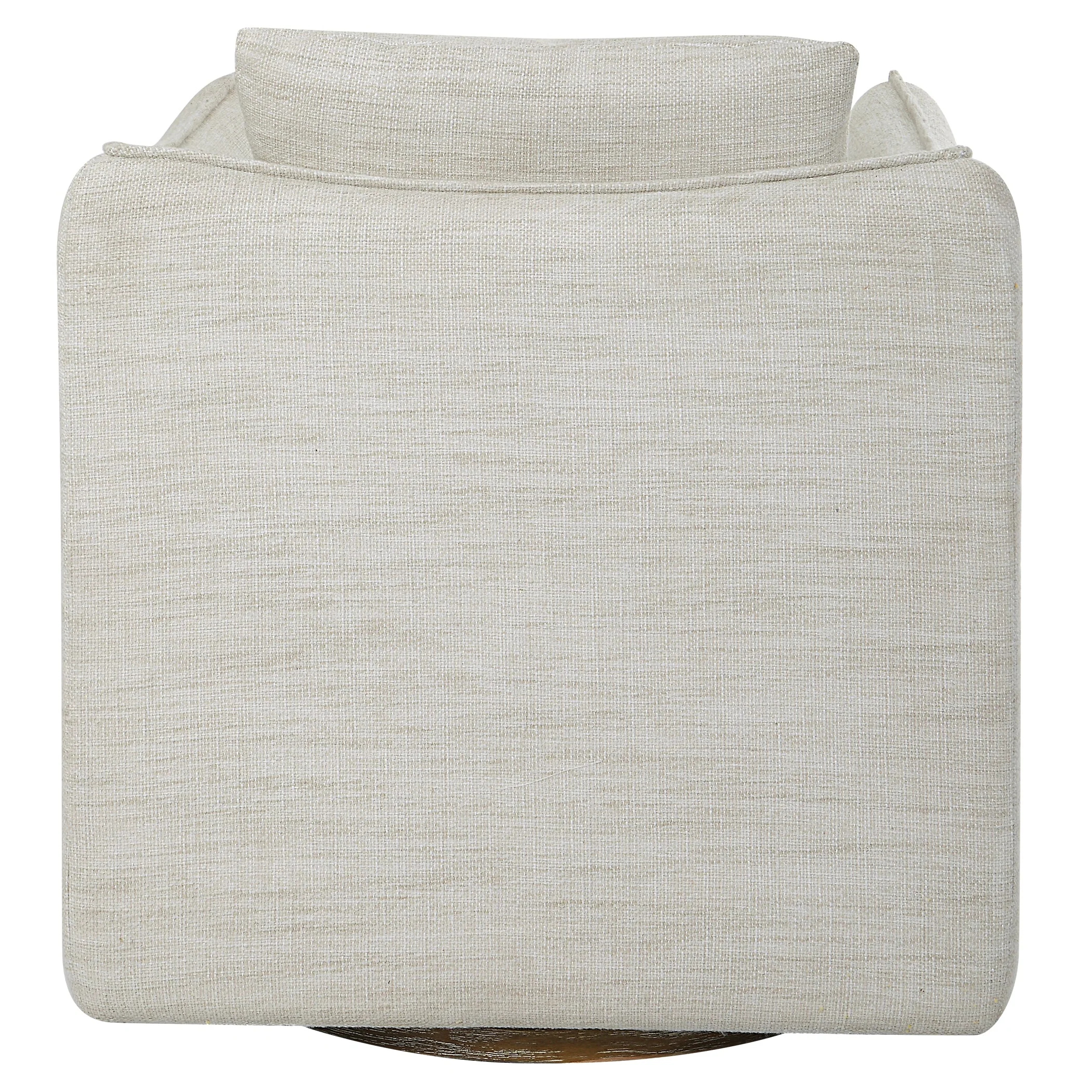 Uttermost Corben White Swivel Armchair - Image 7