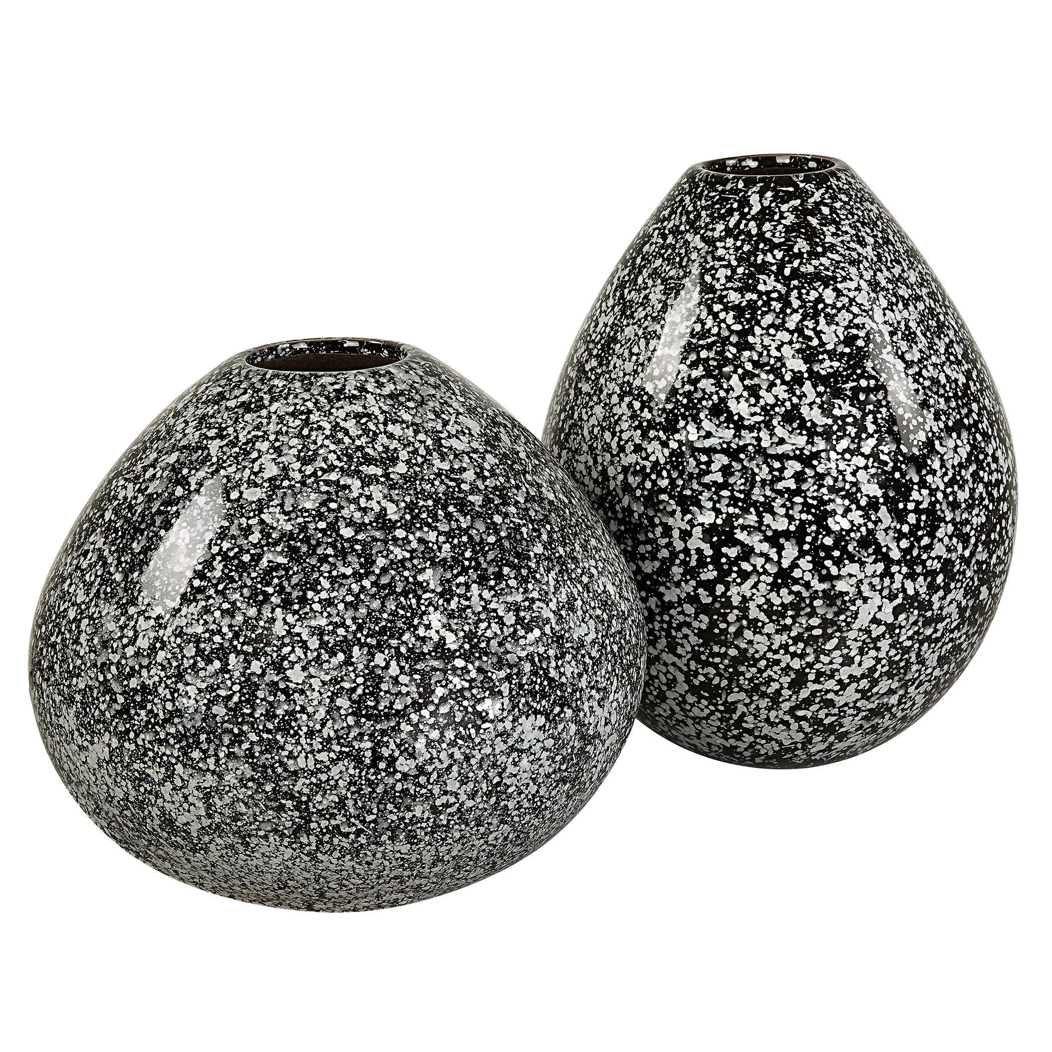 Uttermost Cosmic Black & White Vases, Set/2
