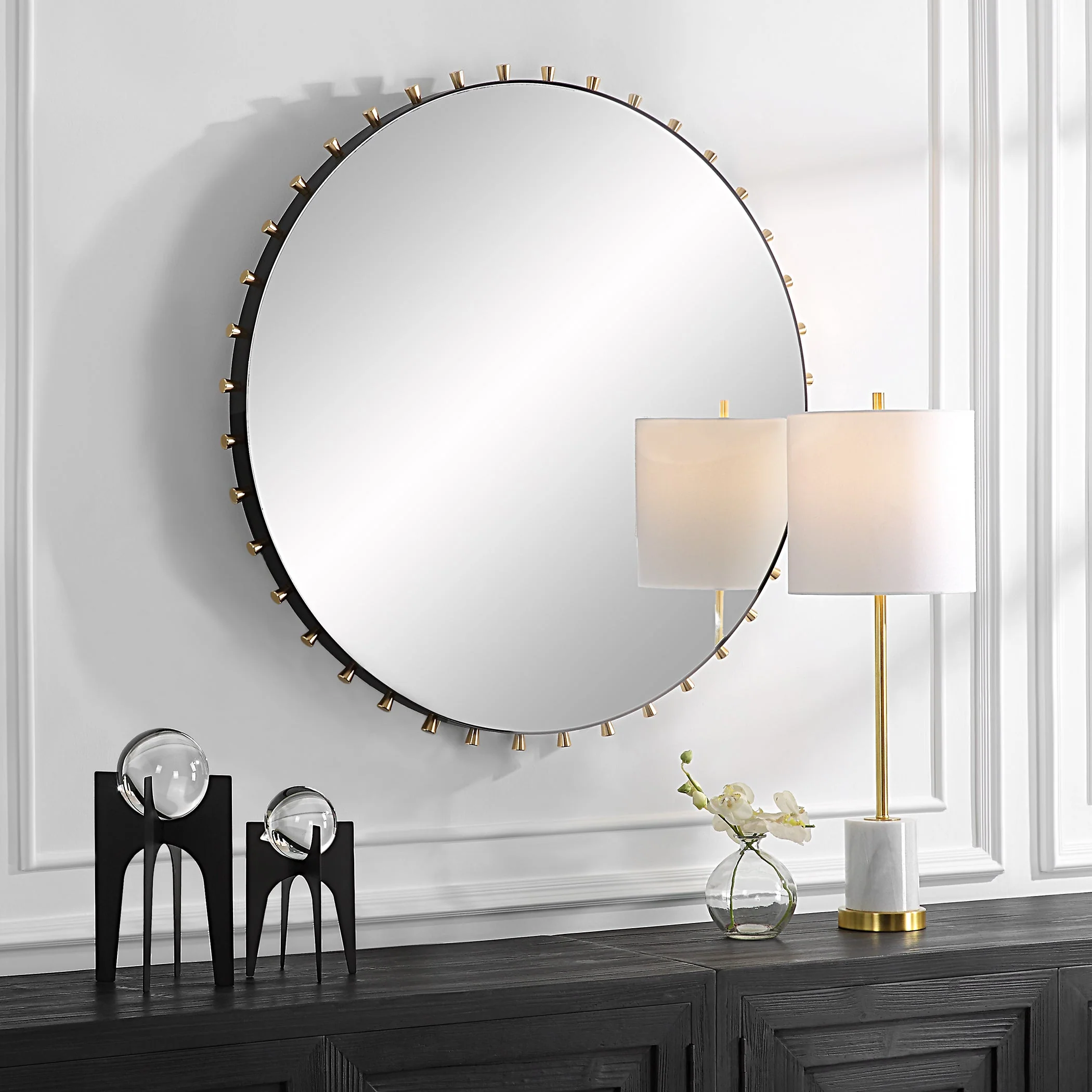 Uttermost Cosmopolitan Round Mirror - Image 3