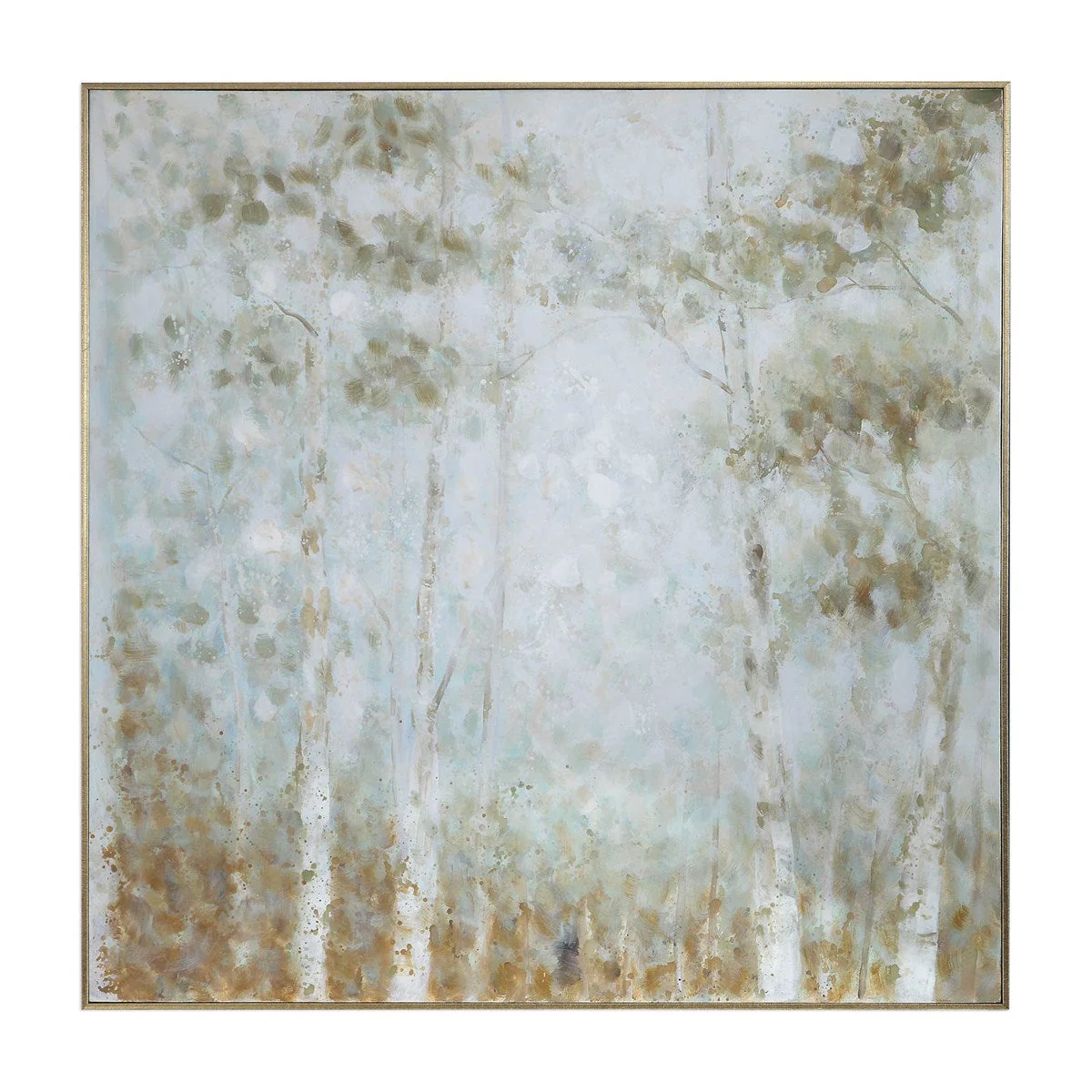 Uttermost Cotton Woods Hand Painted Canvas - Image 2