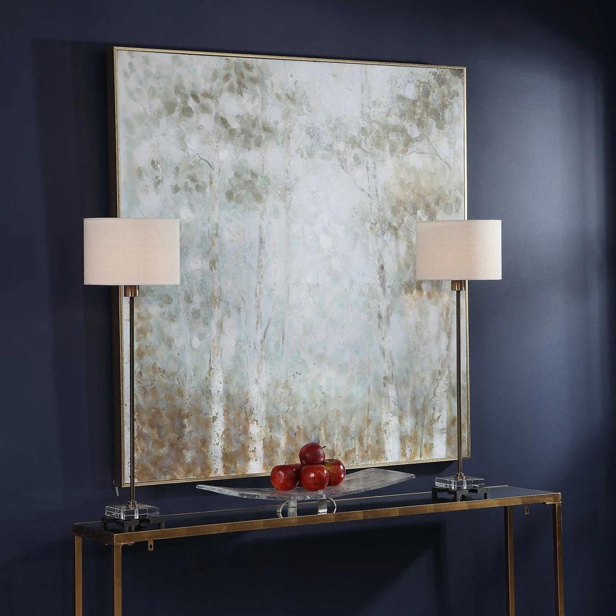 Uttermost Cotton Woods Hand Painted Canvas - Image 3
