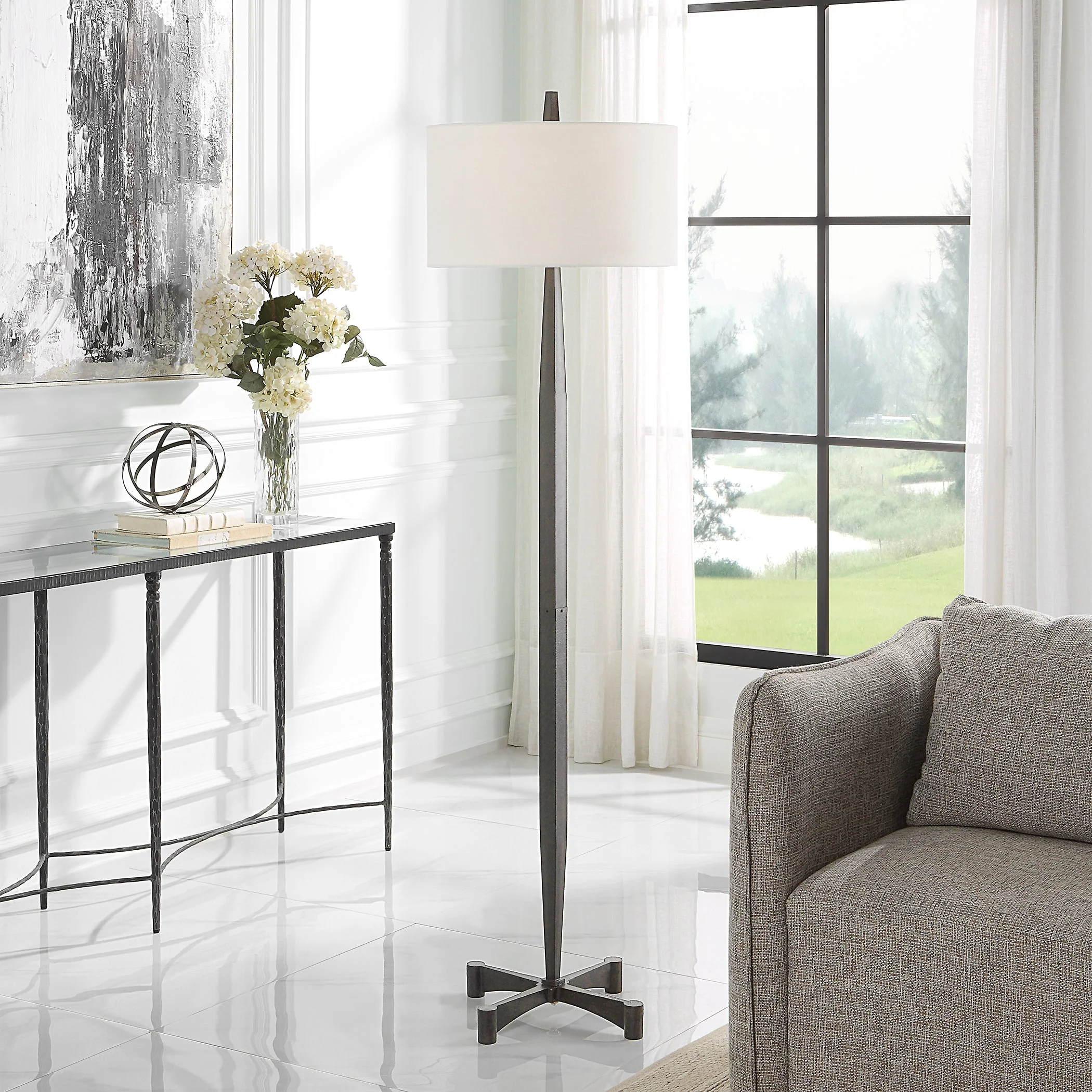 Uttermost Counteract Rust Metal Floor Lamp - Image 2