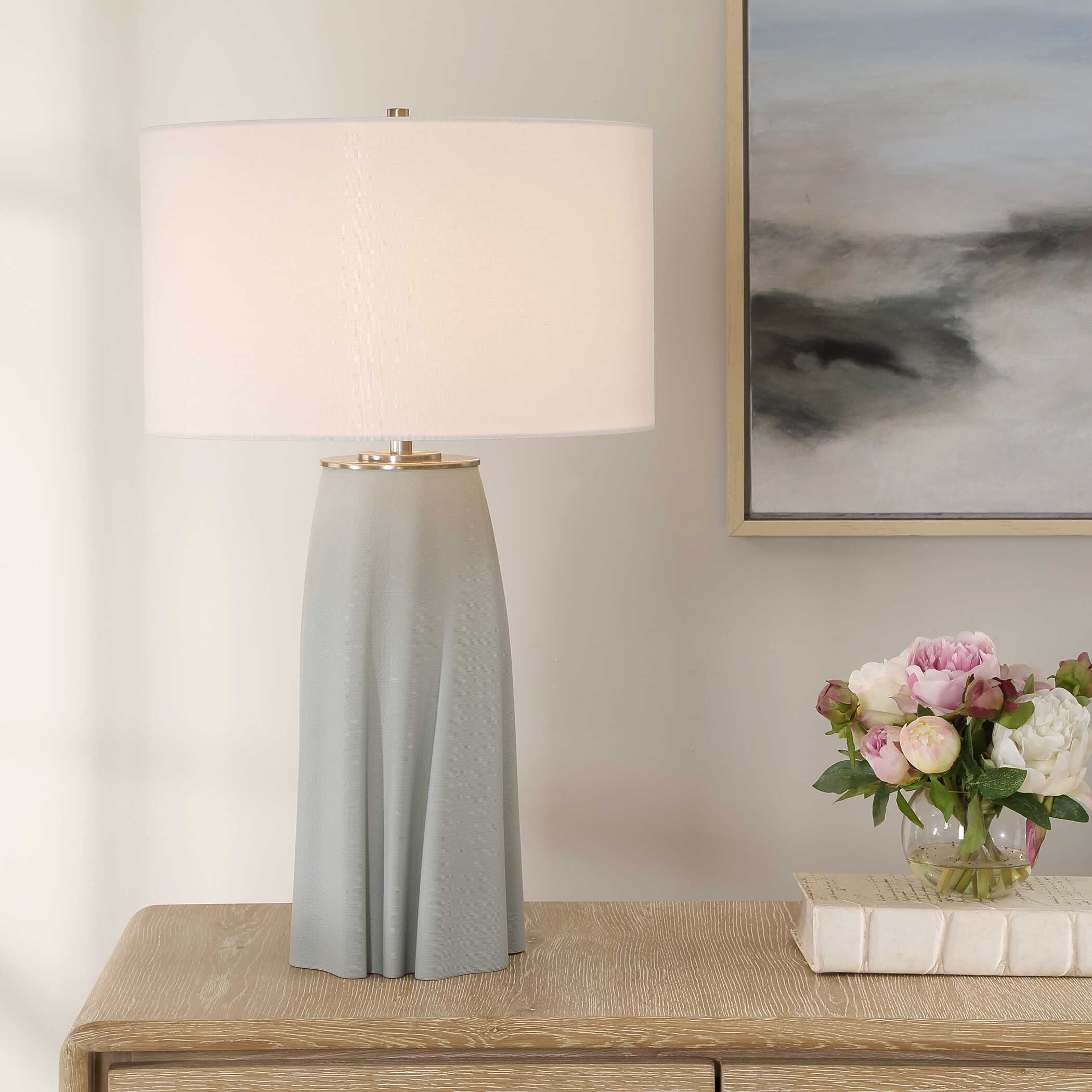 Uttermost Cover Up Sculpted Table Lamp - Image 2