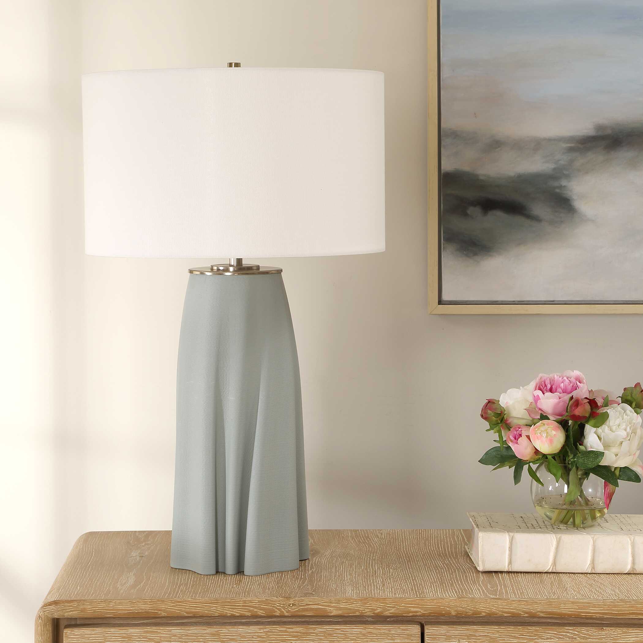 Uttermost Cover Up Sculpted Table Lamp - Image 3