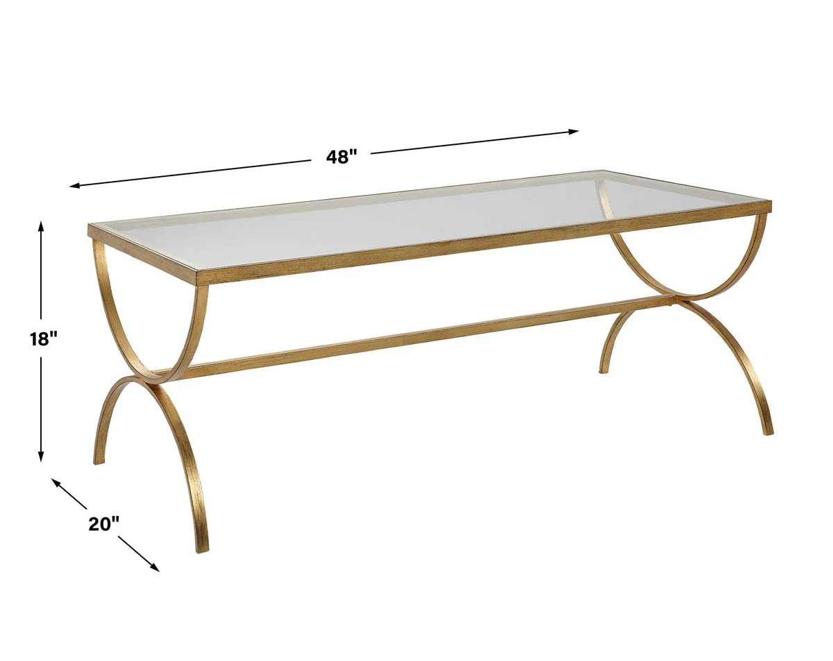 Uttermost Crescent Coffee Table - Image 7