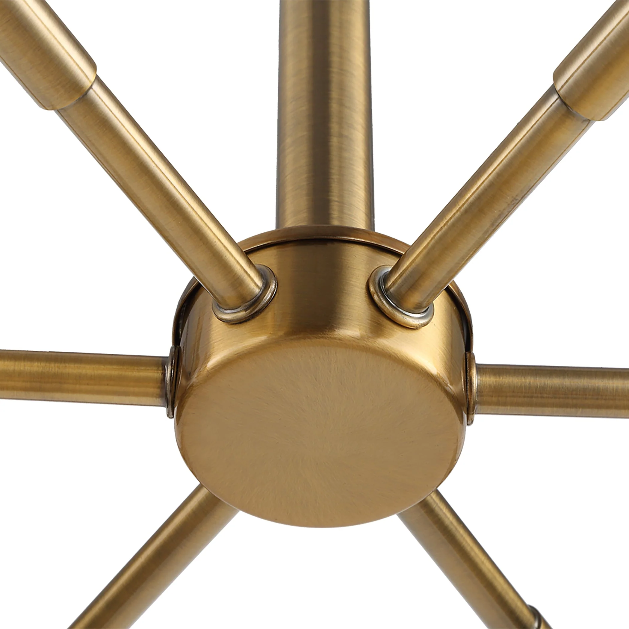Uttermost Cret 12 Light Brass Chandelier - Image 4