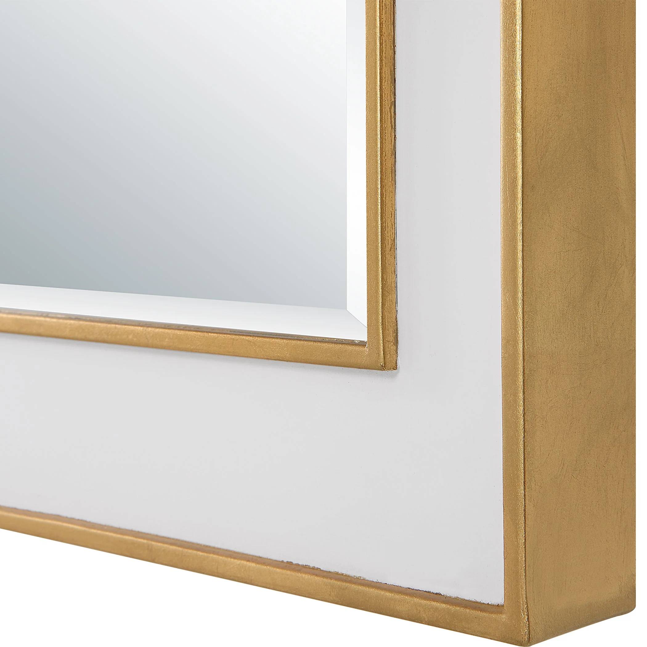 Uttermost Crisanta Gloss White Arch Mirror - Image 6