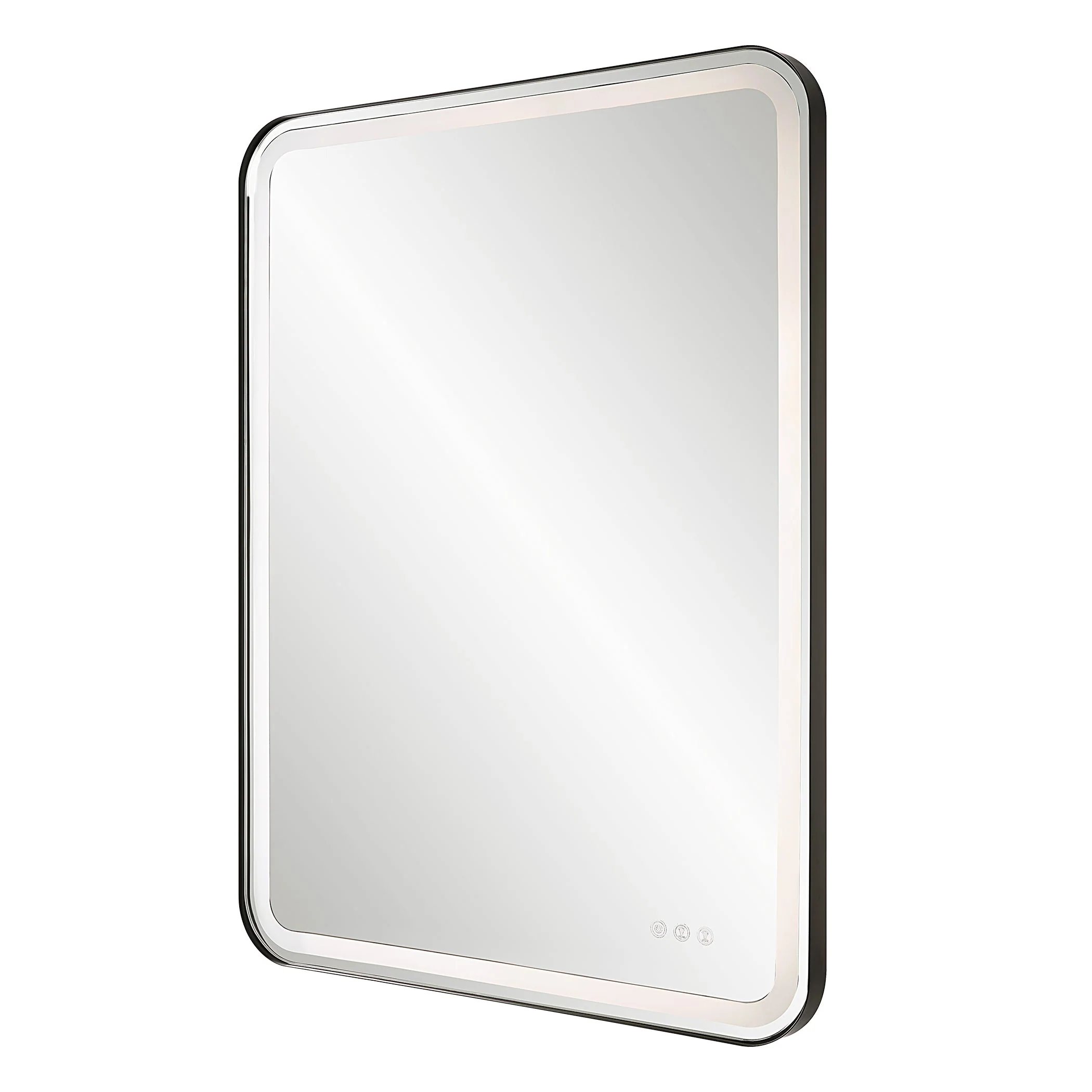 Uttermost Crofton Lighted Black Large Mirror - Image 6