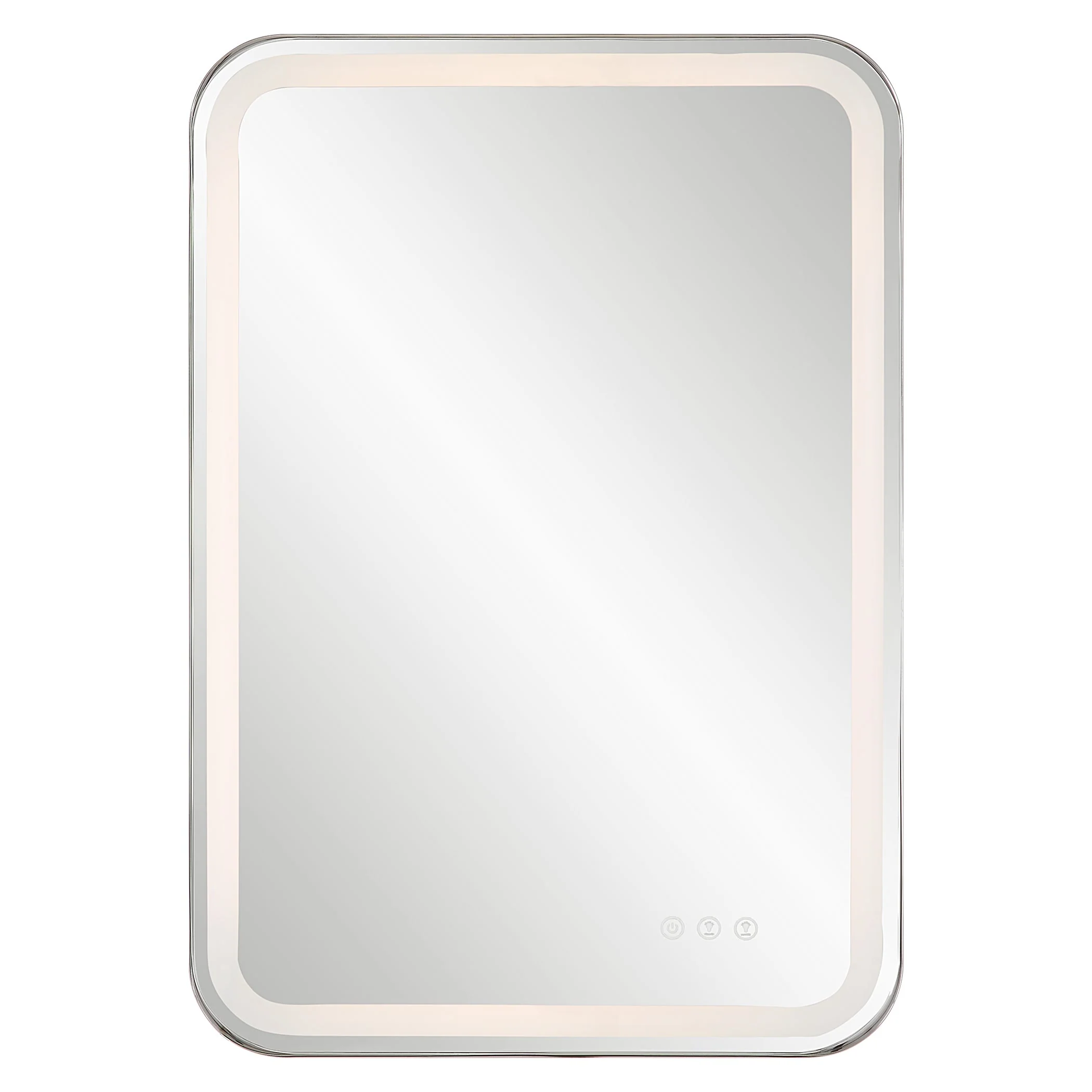 Uttermost Crofton Lighted Nickel Vanity Mirror - Image 6