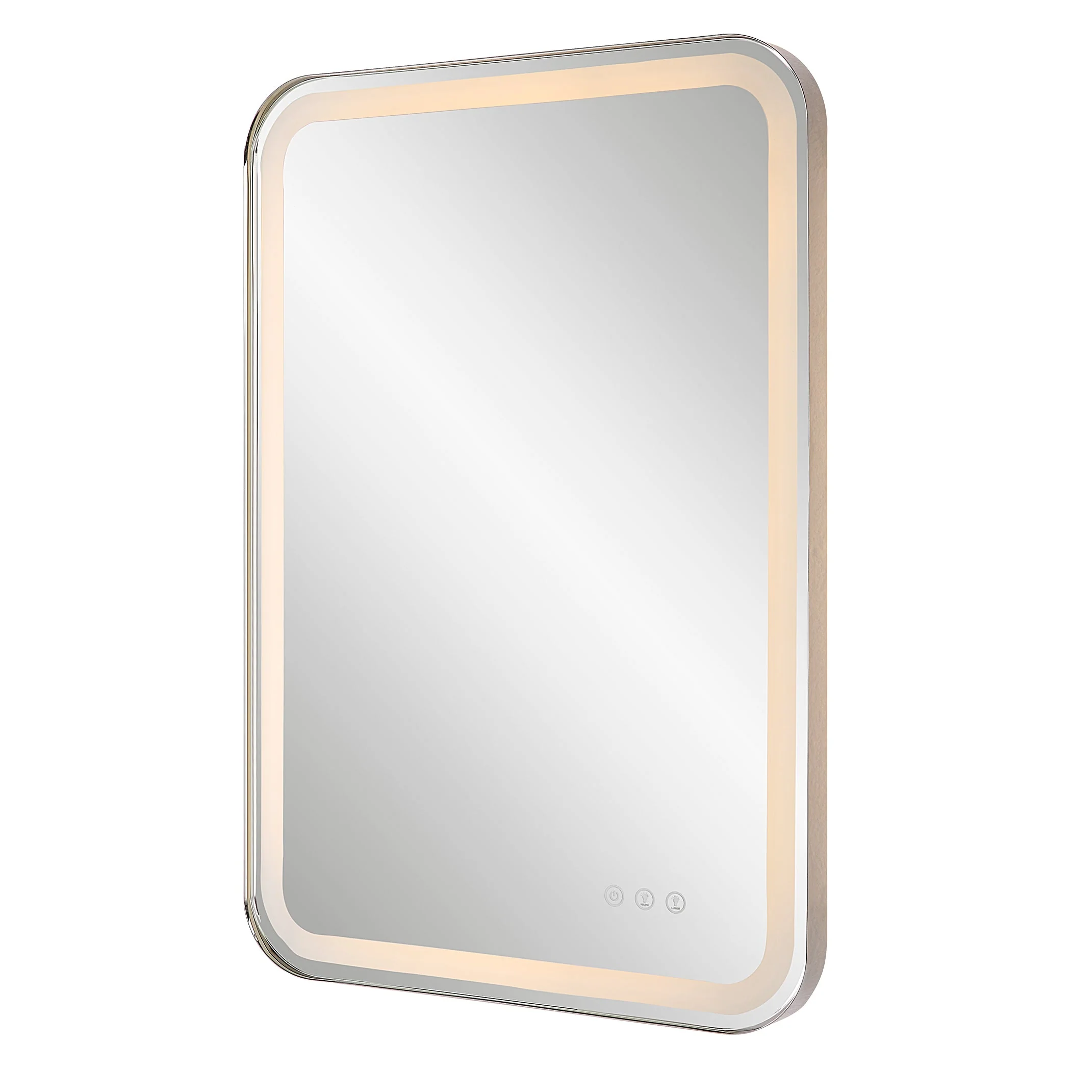Uttermost Crofton Lighted Nickel Vanity Mirror - Image 8