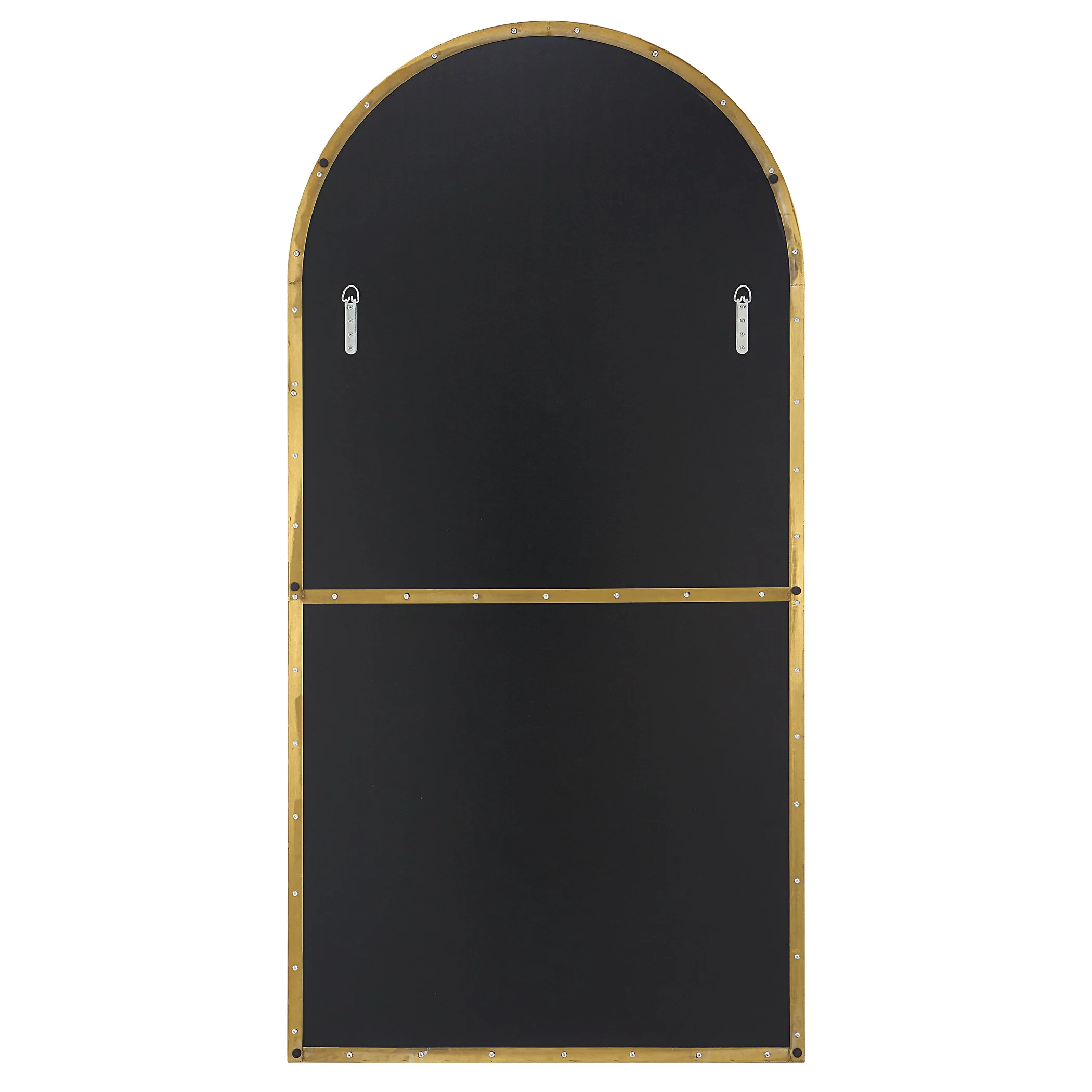 Uttermost Crosley Antique Brass Arch Mirror - Image 6