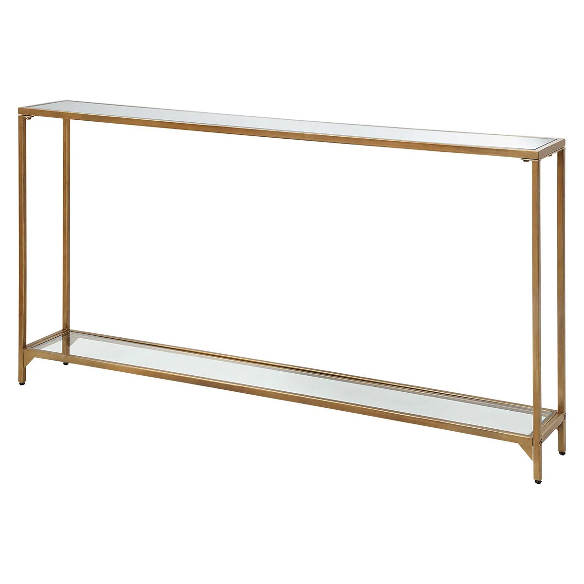 Crosley Narrow Console Table - Gold - Image 4