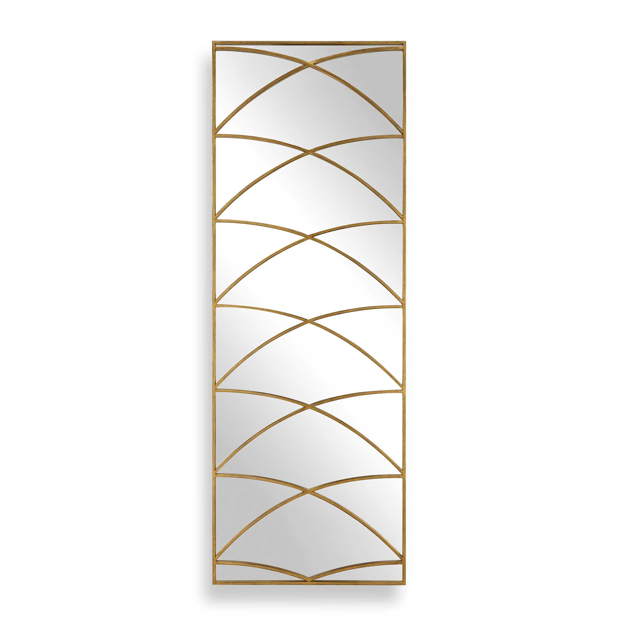 Uttermost Crossed Up Gold Full Length Mirror