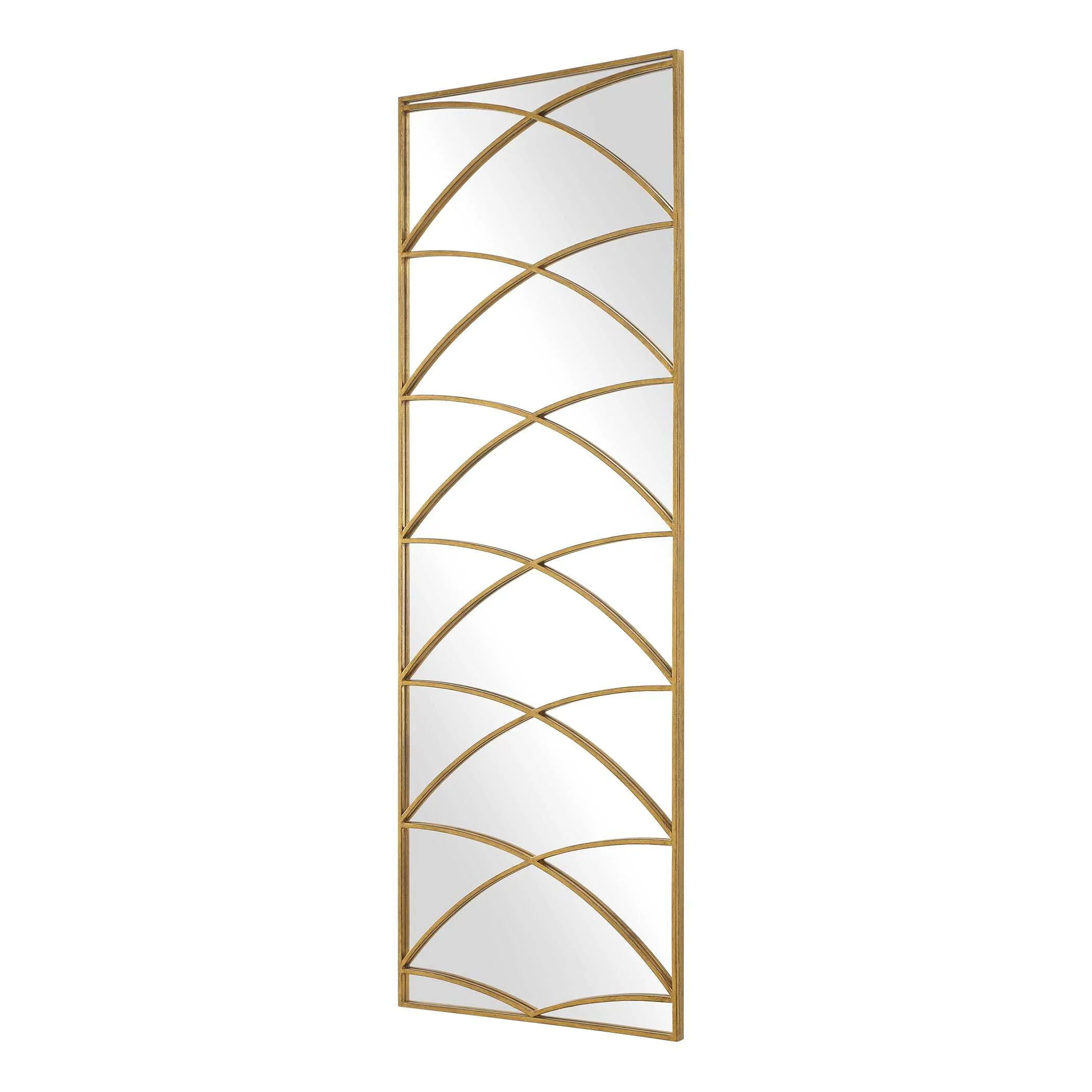 Uttermost Crossed Up Gold Full Length Mirror - Image 4