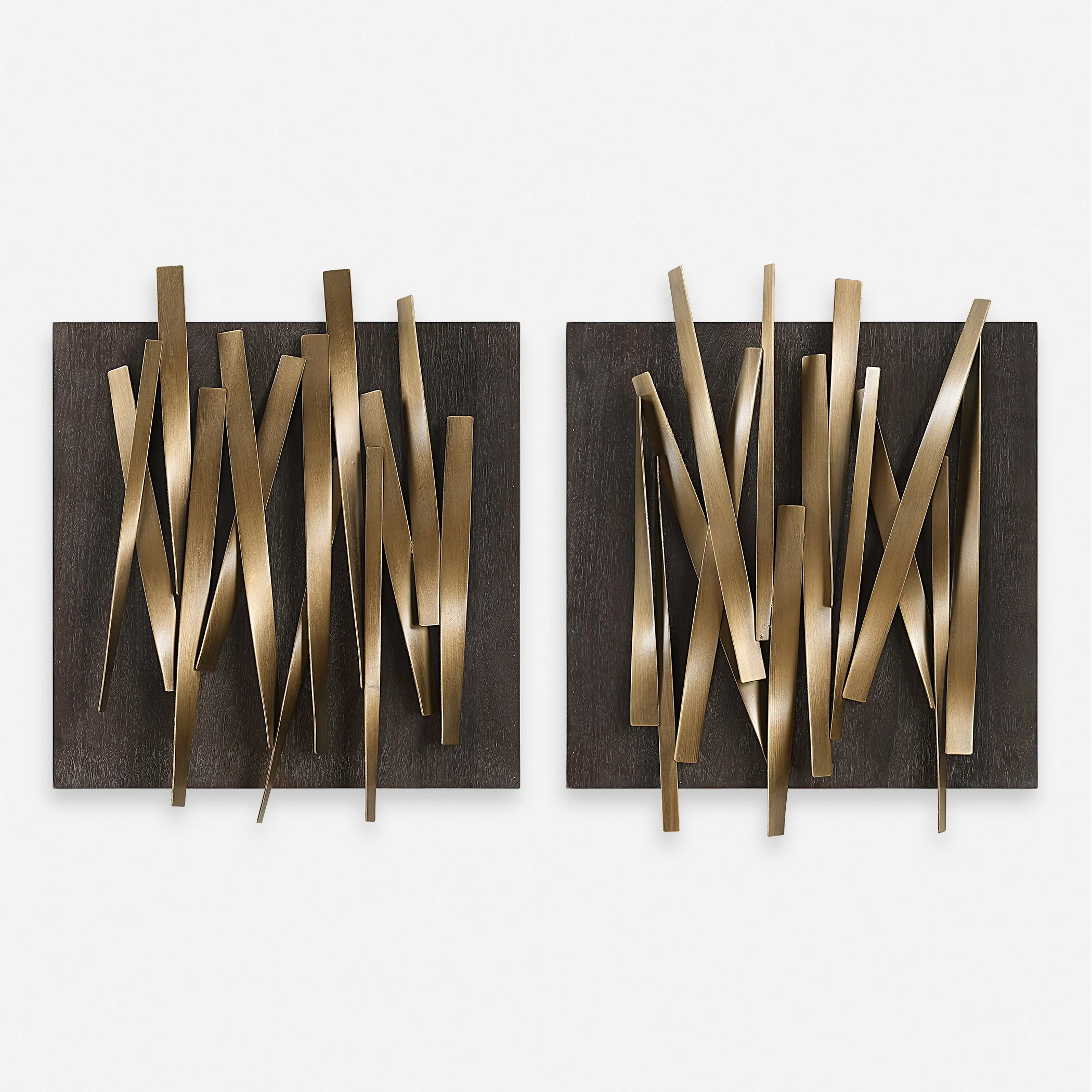 Uttermost Crosshatch Metal Wall Decor Set/2