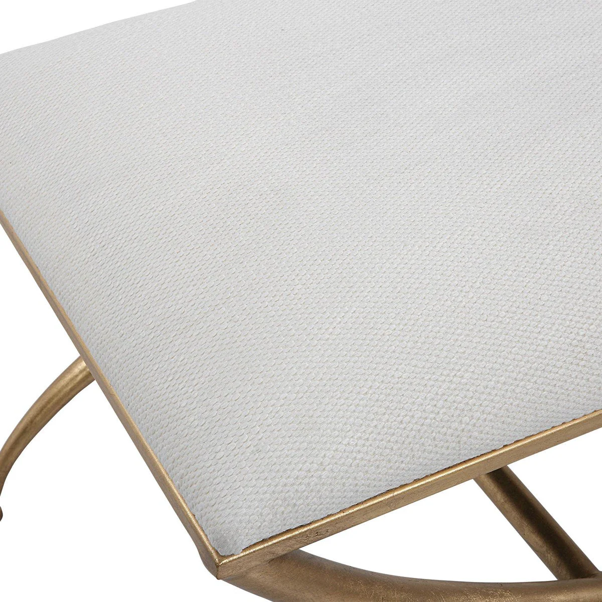 Uttermost Crossing Small Bench, White - Image 5