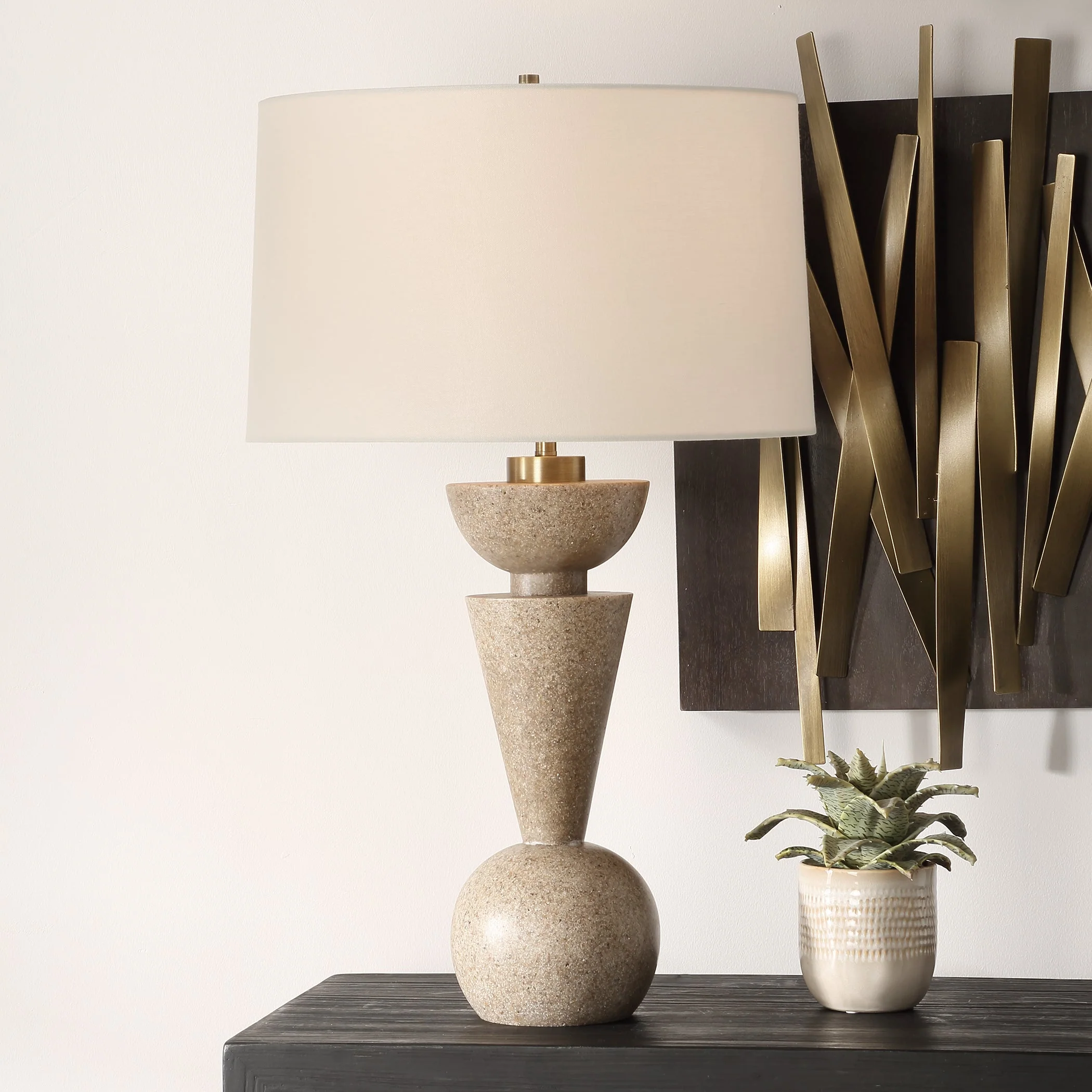 Uttermost Cullum Geometric Table Lamp - Image 2