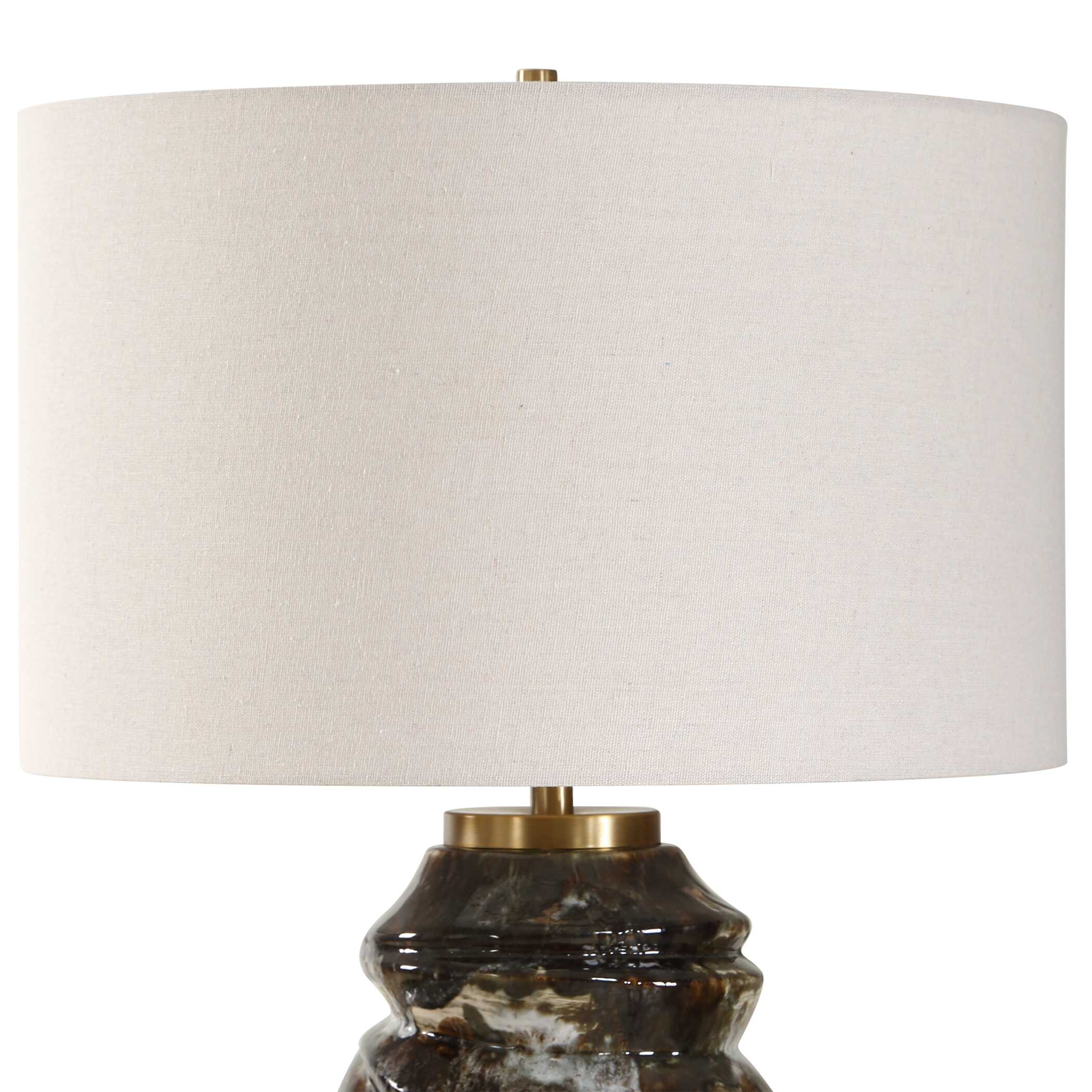 Uttermost Cuoco Mottled Brown Table Lamp - Image 5