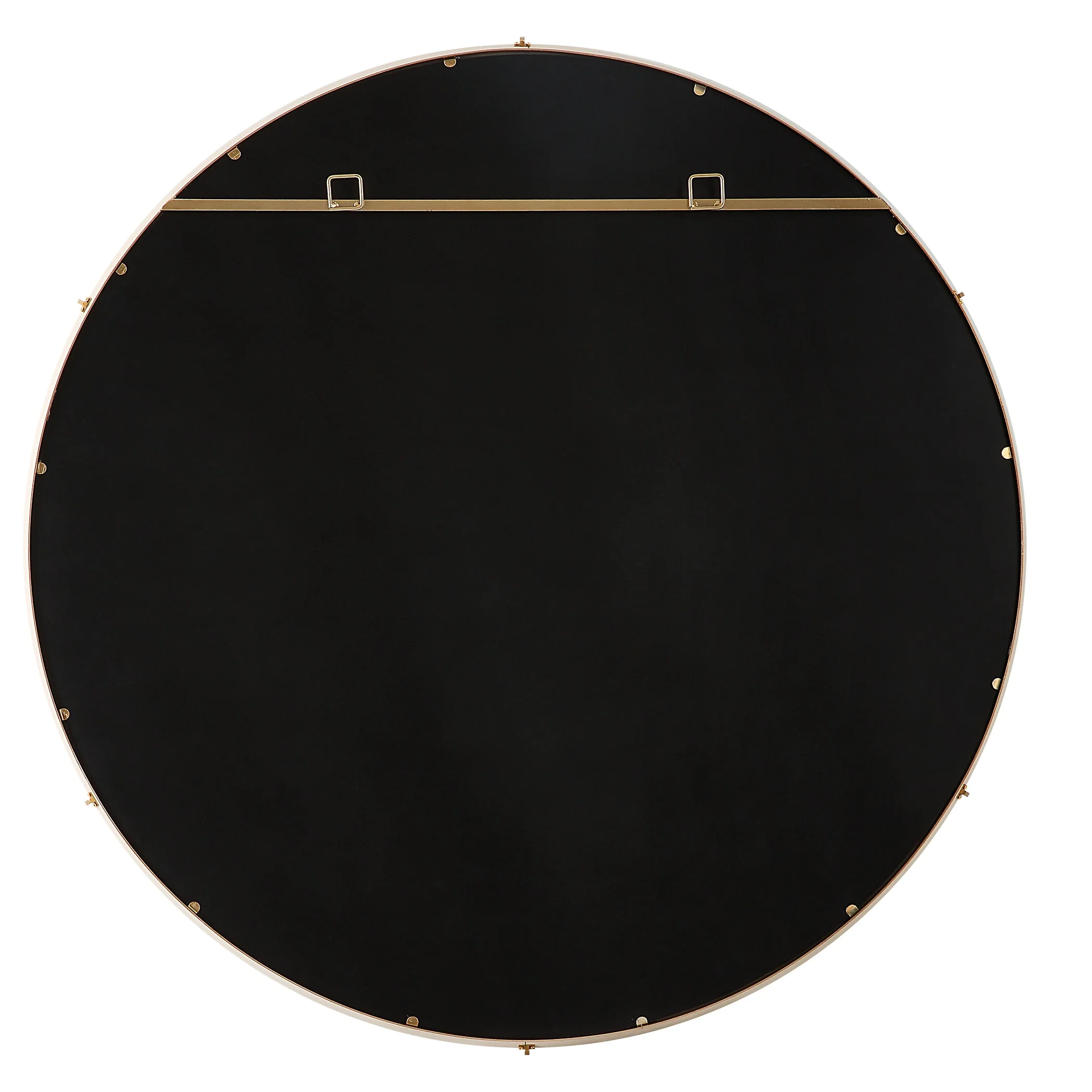 Uttermost Cyprus White Round Mirror - Image 6