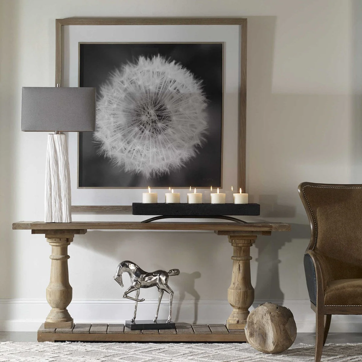 Uttermost Dandelion Seedhead Framed Print - Image 3
