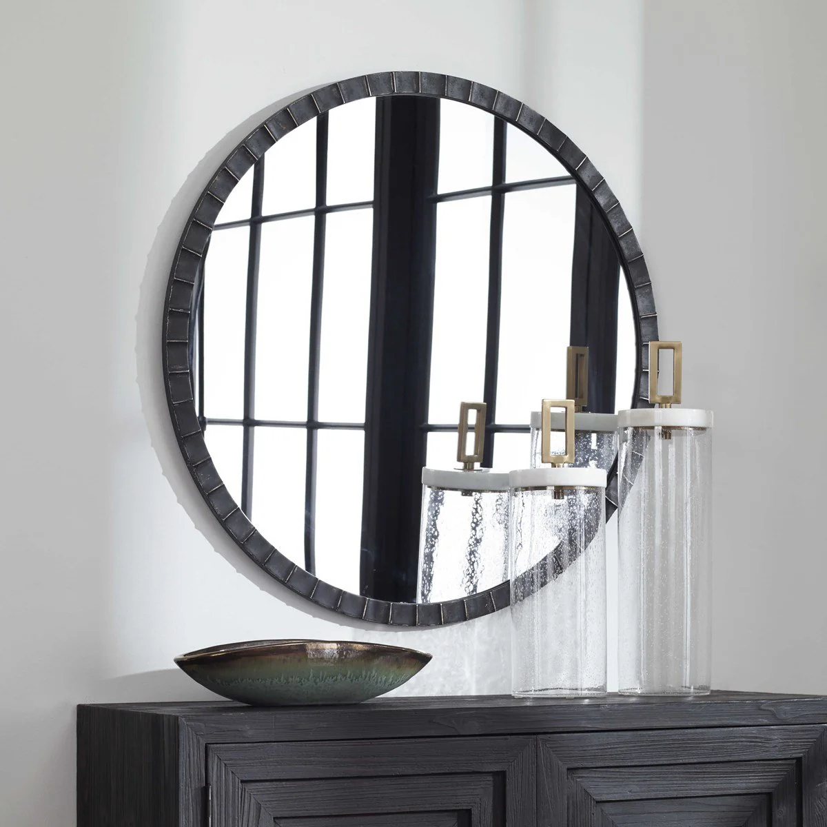 Uttermost Dandridge Round Mirror