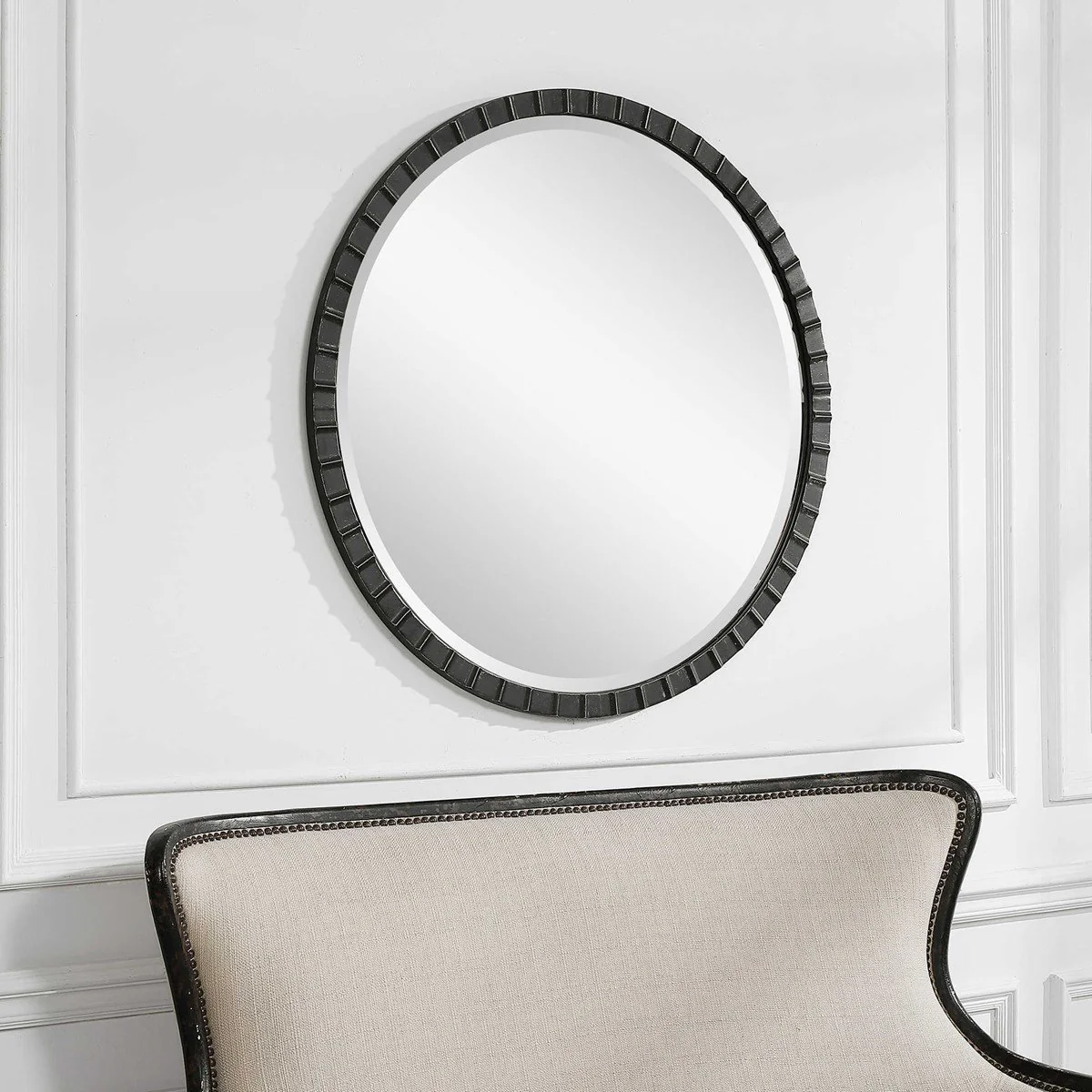 Uttermost Dandridge Round Mirror - Image 3