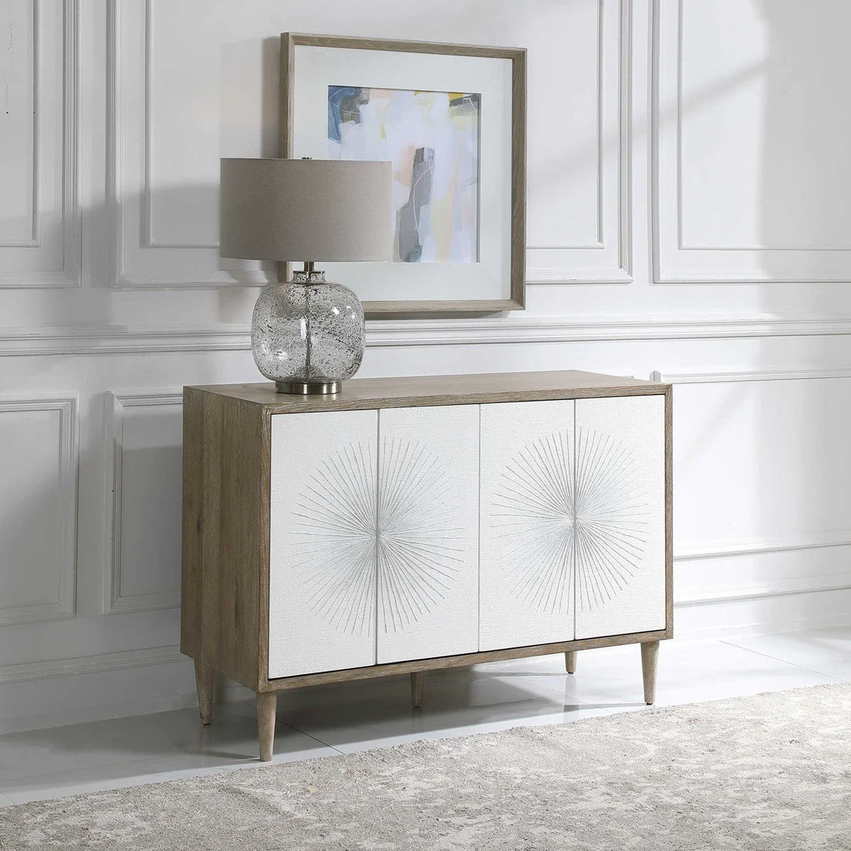 Uttermost Dani 4 Door Cabinet - Image 3